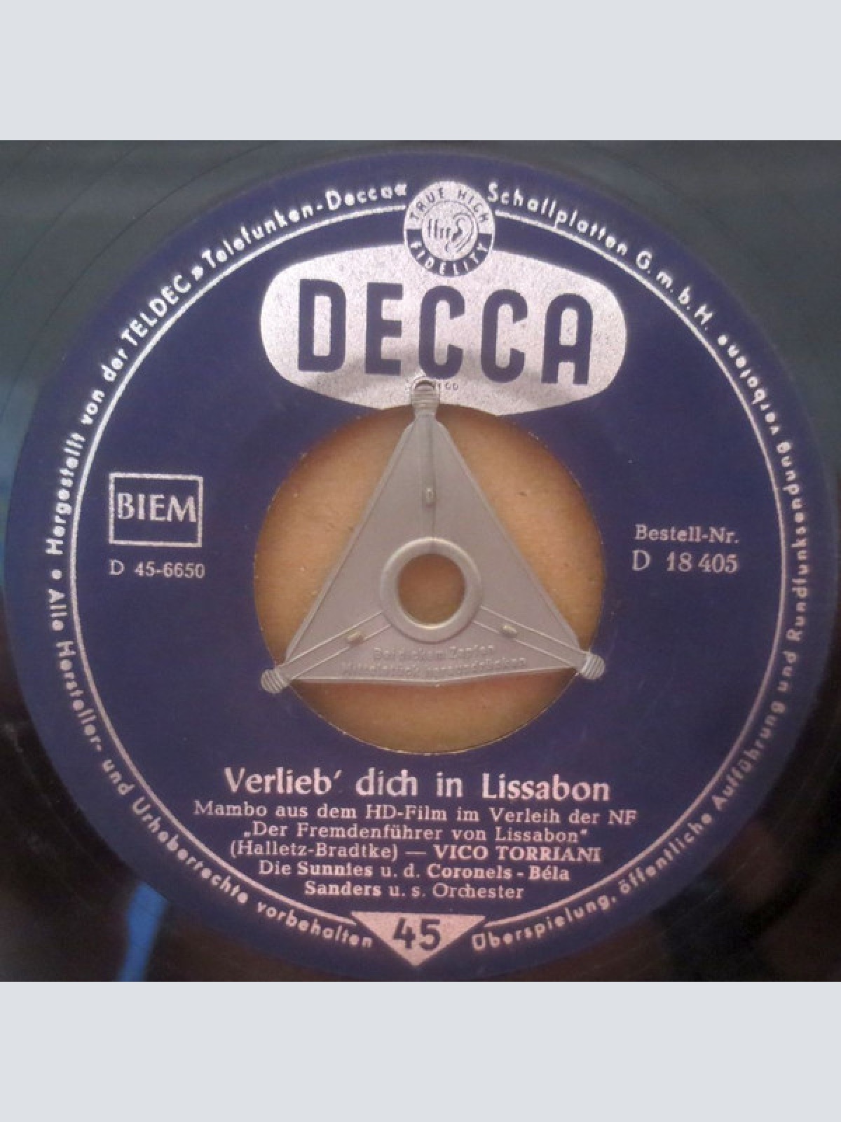 Vinyl / Vico Torriani - Mannequin Aus Paris / Verlieb' Dich In Lissabon
