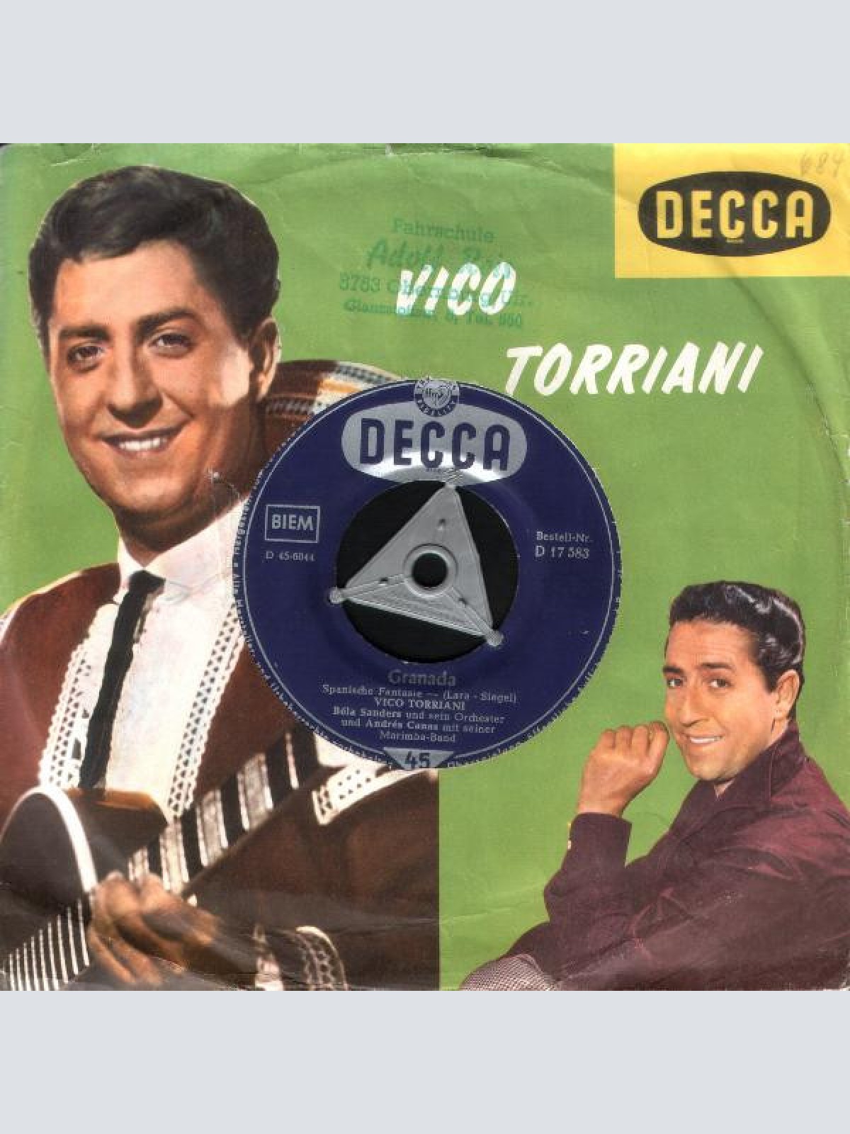 Vinyl / Vico Torriani - Granada