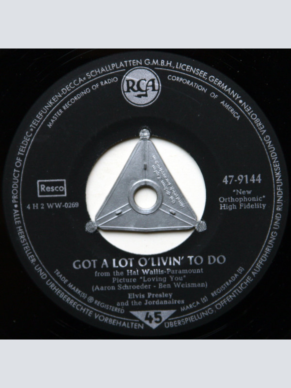 Vinyl / Elvis Presley And The Jordanaires - Party / Got A Lot O' Livin' To Do