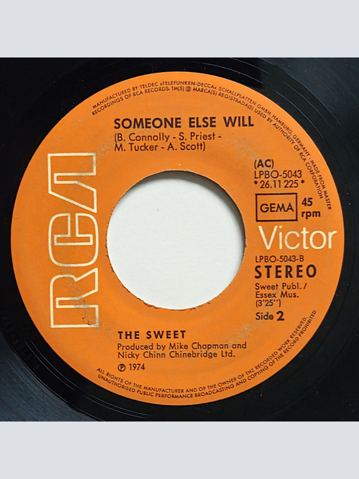 Vinyl / The Sweet - Turn It Down