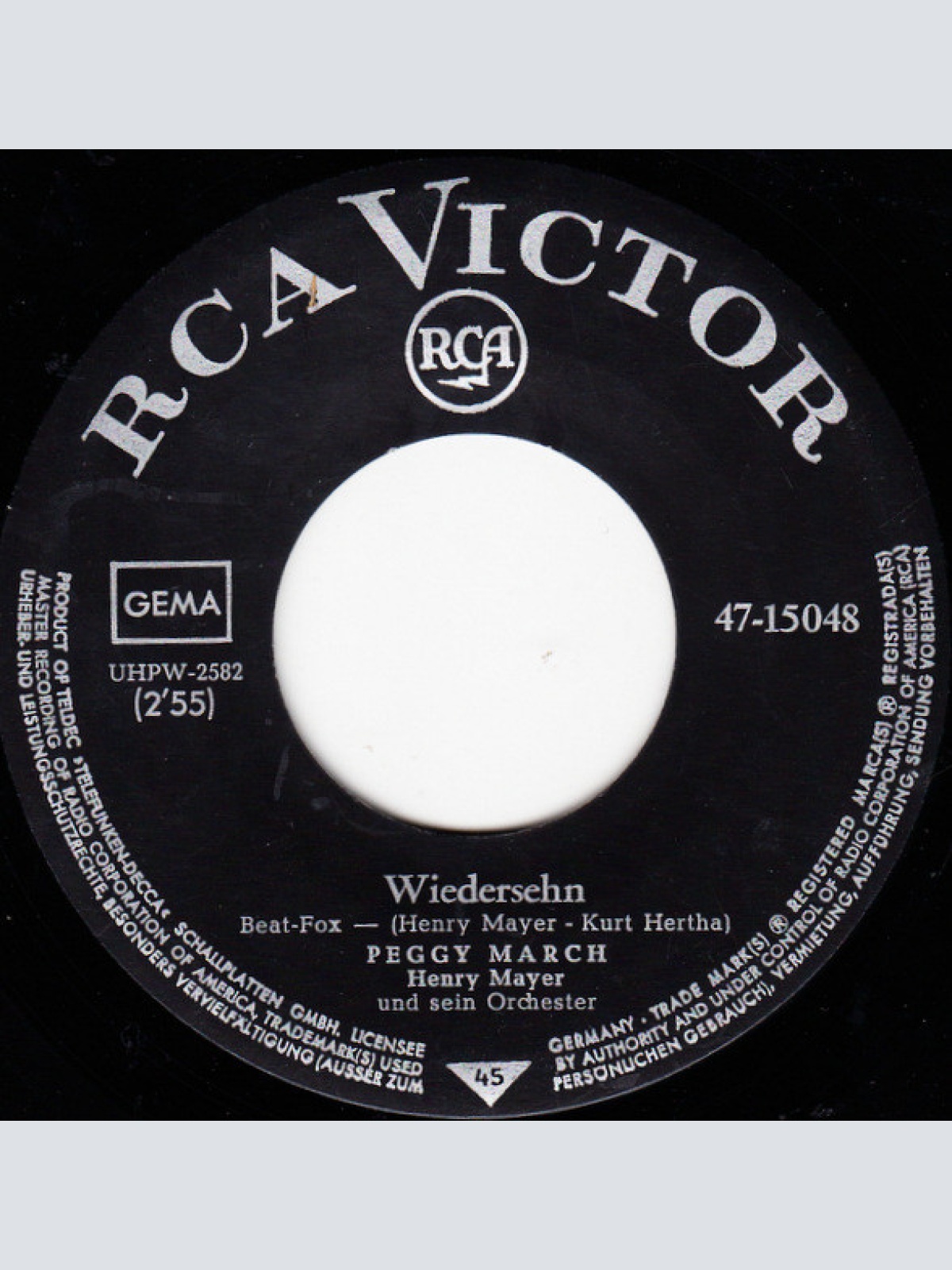 Vinyl / Peggy March - Canale Grande Number One / Wiedersehn