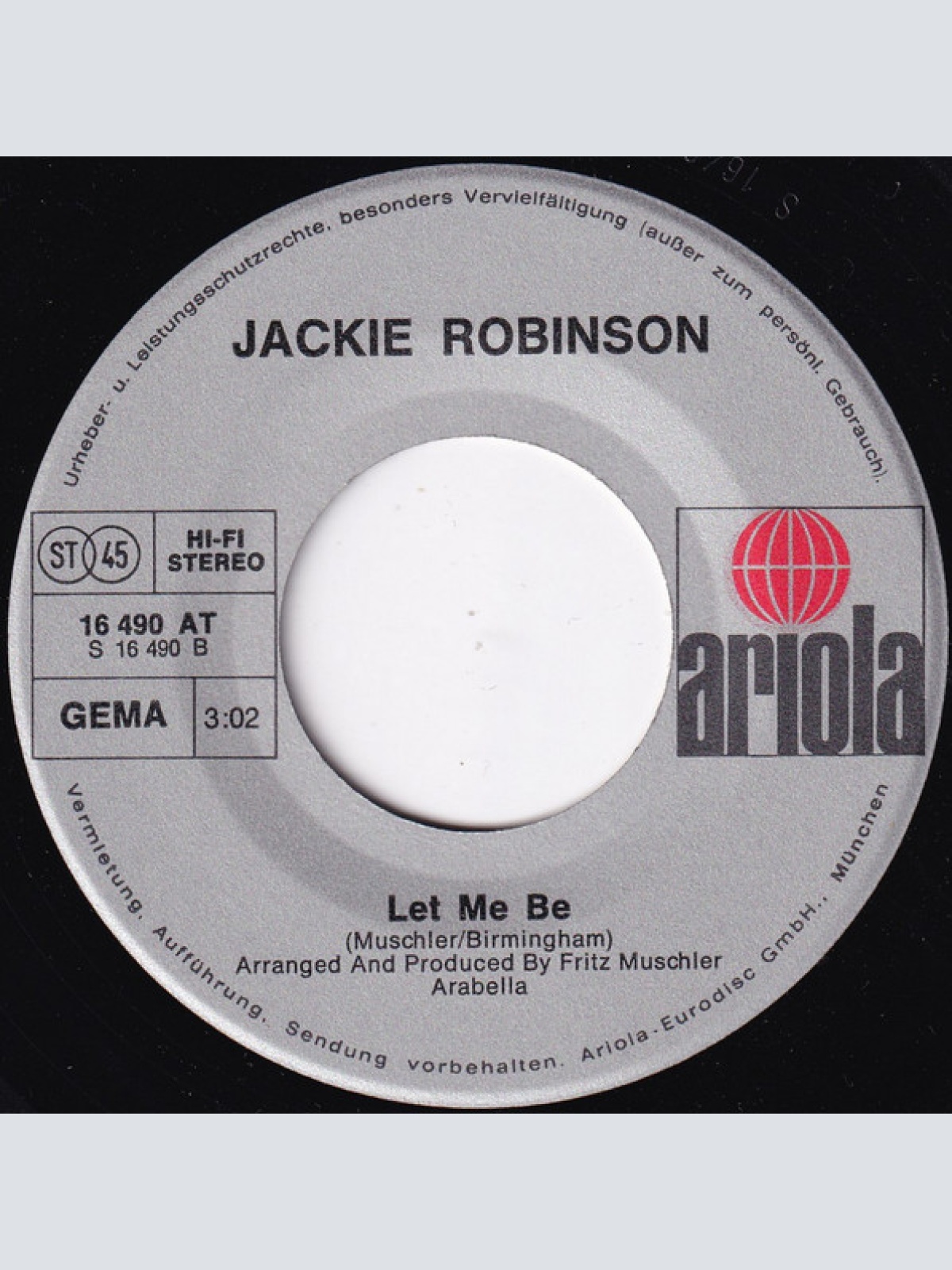 Vinyl / Jackie Robinson - Moving Like A Superstar