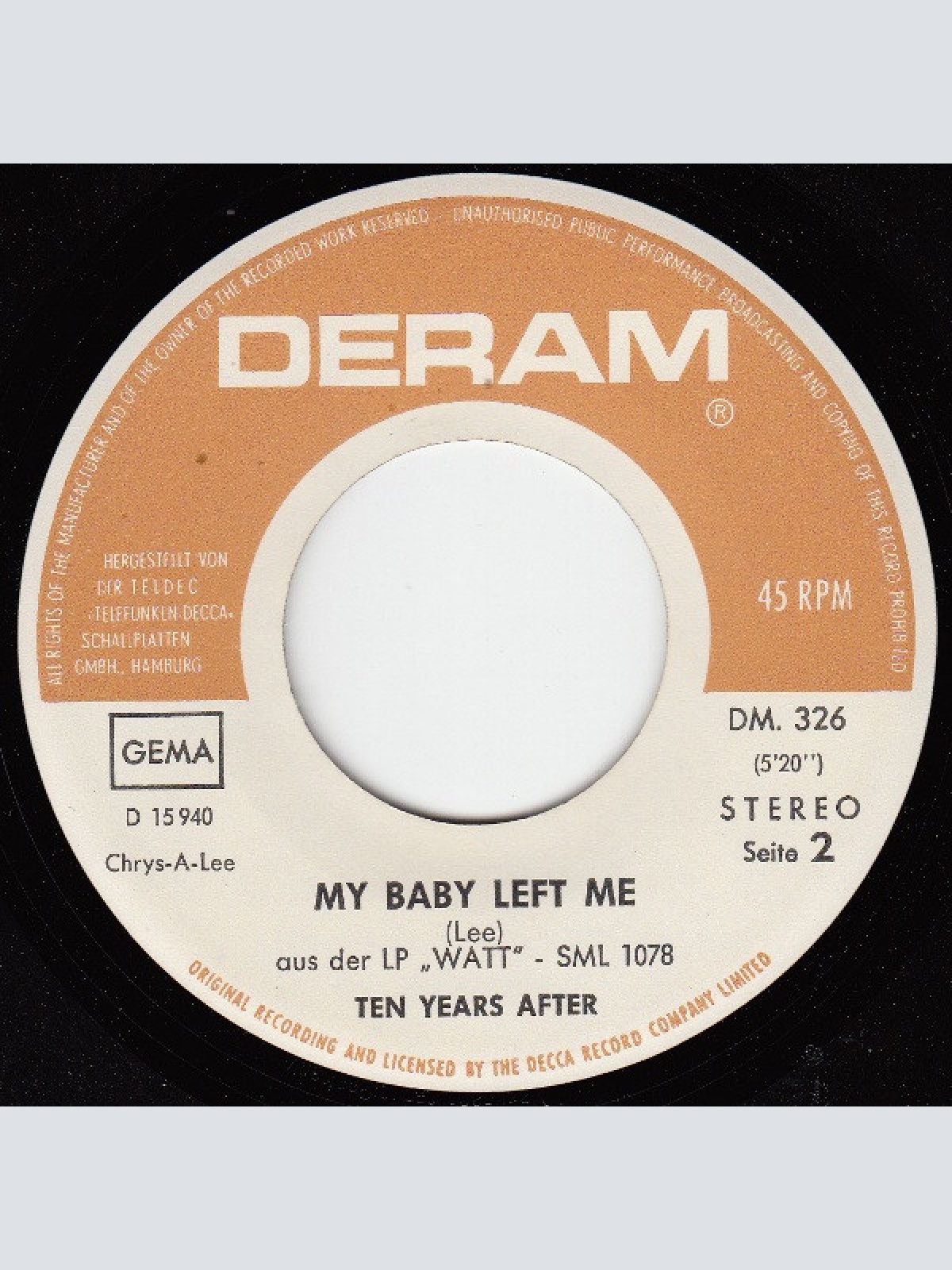 Vinyl / Ten Years After - I'm Coming On