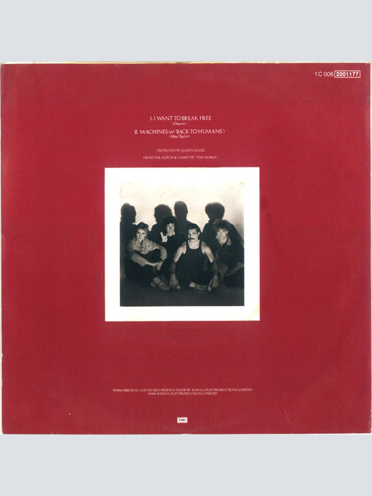 Vinyl / Queen - I Want To Break Free