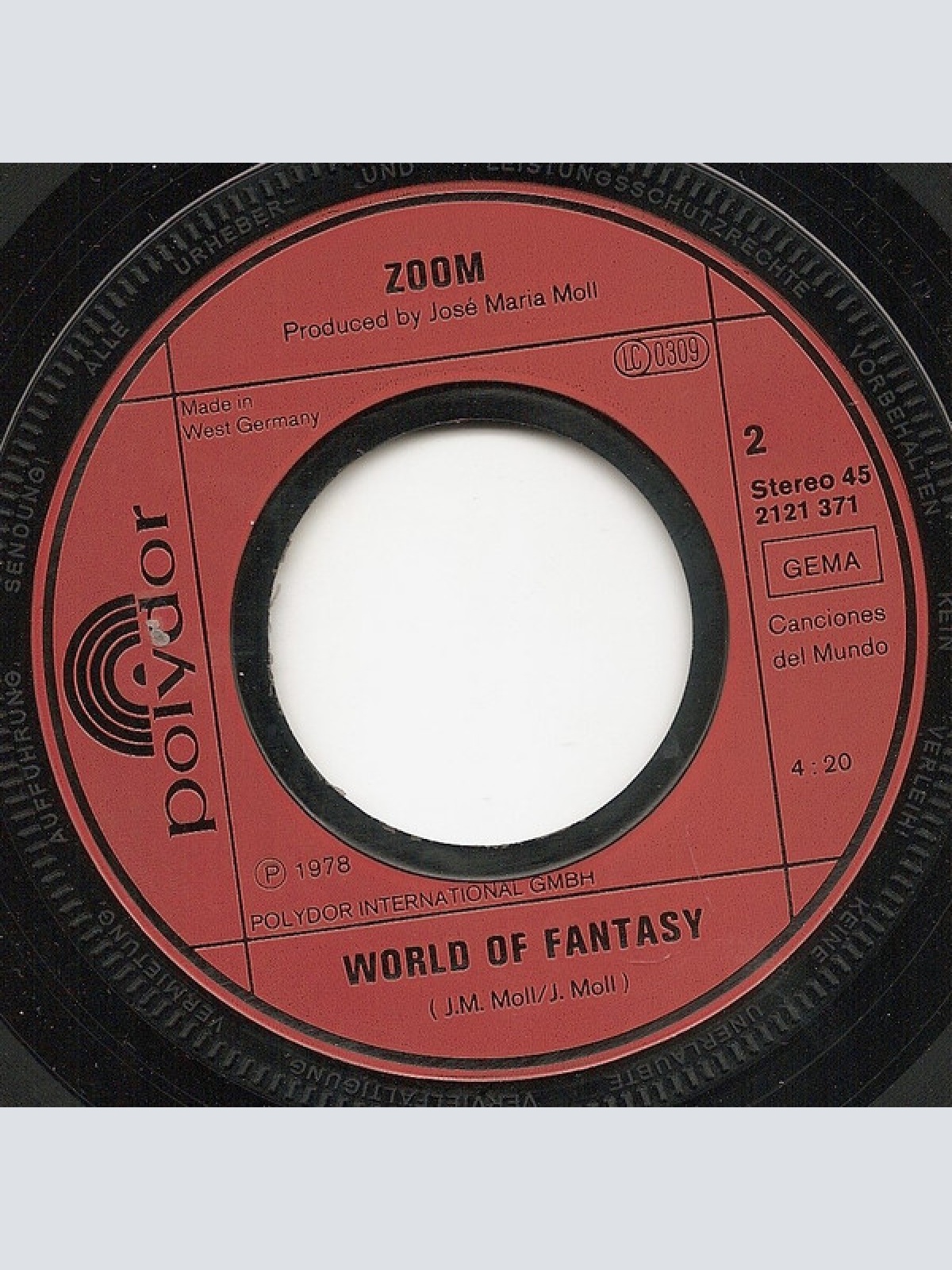 Vinyl / Zoom (25) - The Letter / World Of Fantasy