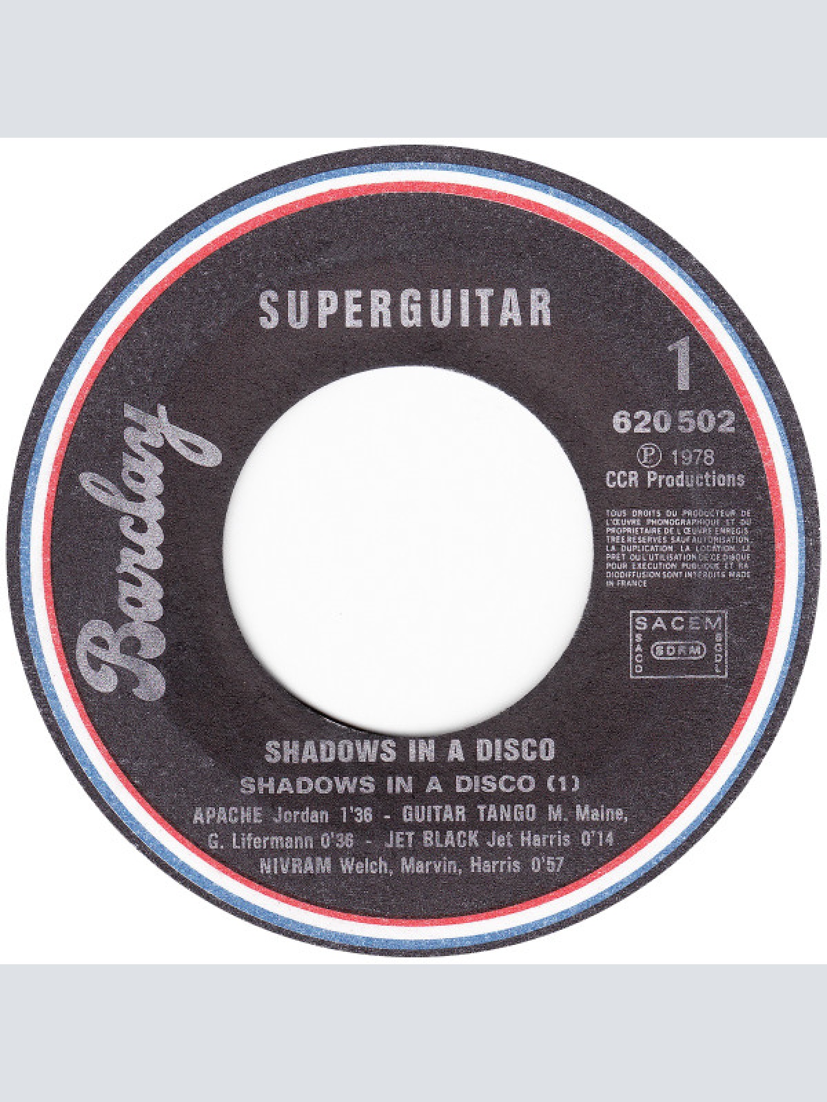 Vinyl / Superguitar - Shadows In A Disco