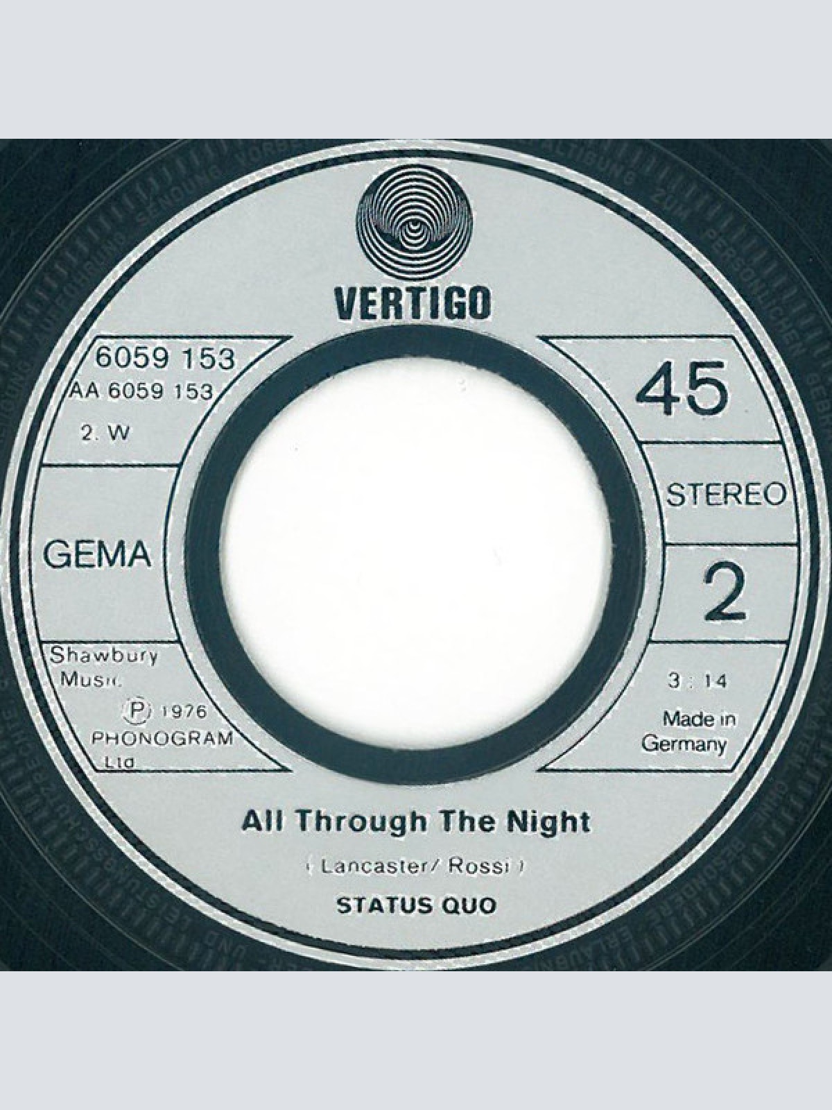 Vinyl / Status Quo - Wild Side Of Life