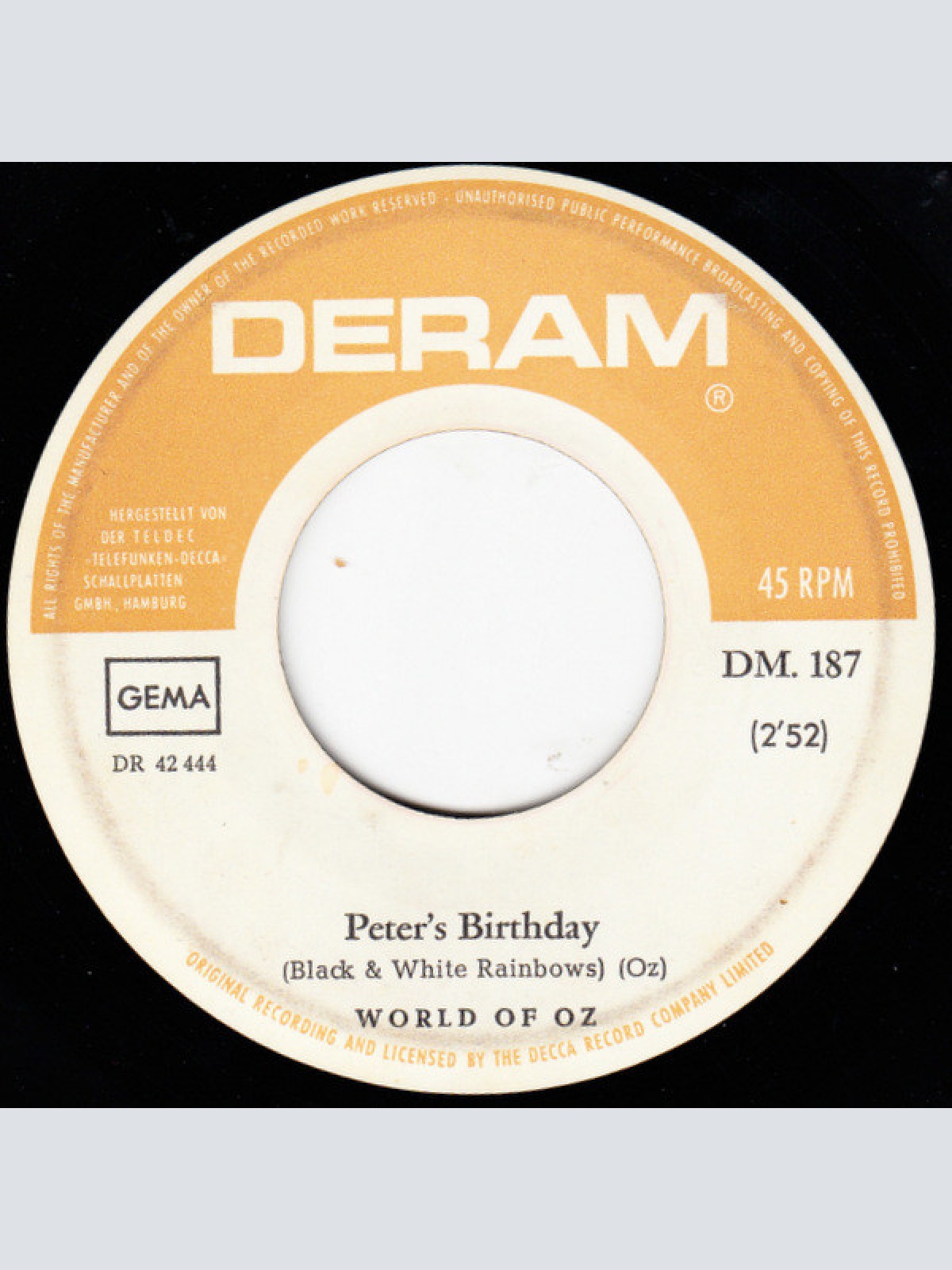 Vinyl / World Of Oz* - The Muffin Man