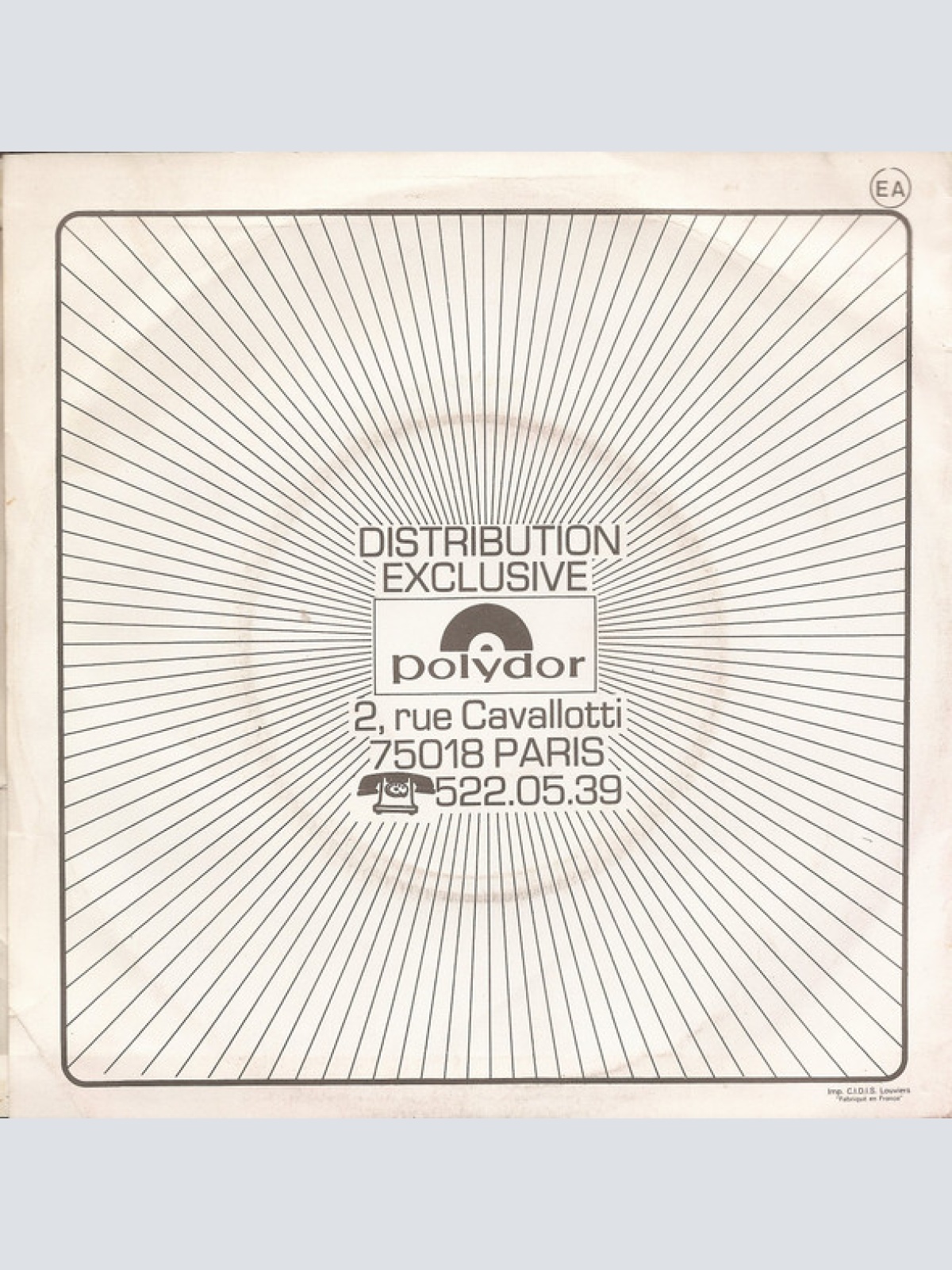 Vinyl / Sumeria - Cosmic Traveller / Golden Tears