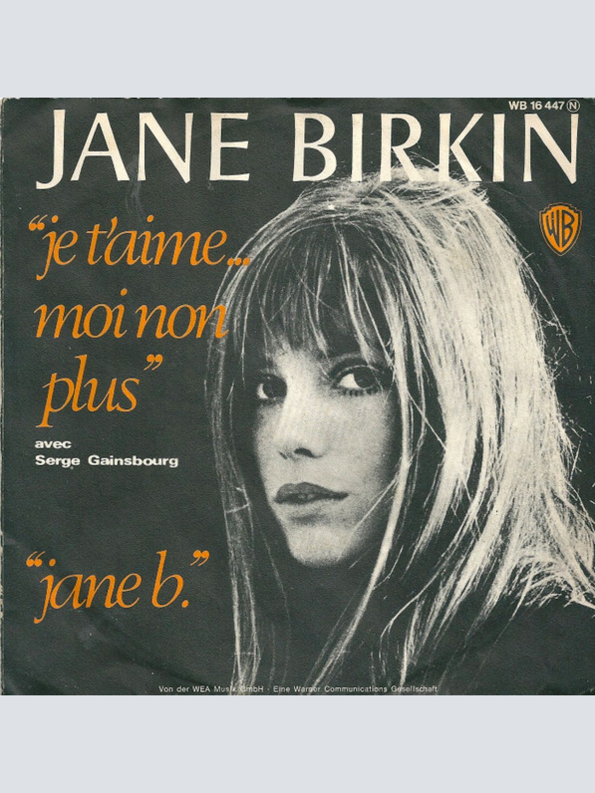 Vinyl / Jane Birkin Avec Serge Gainsbourg - Je T'aime... Moi Non Plus
