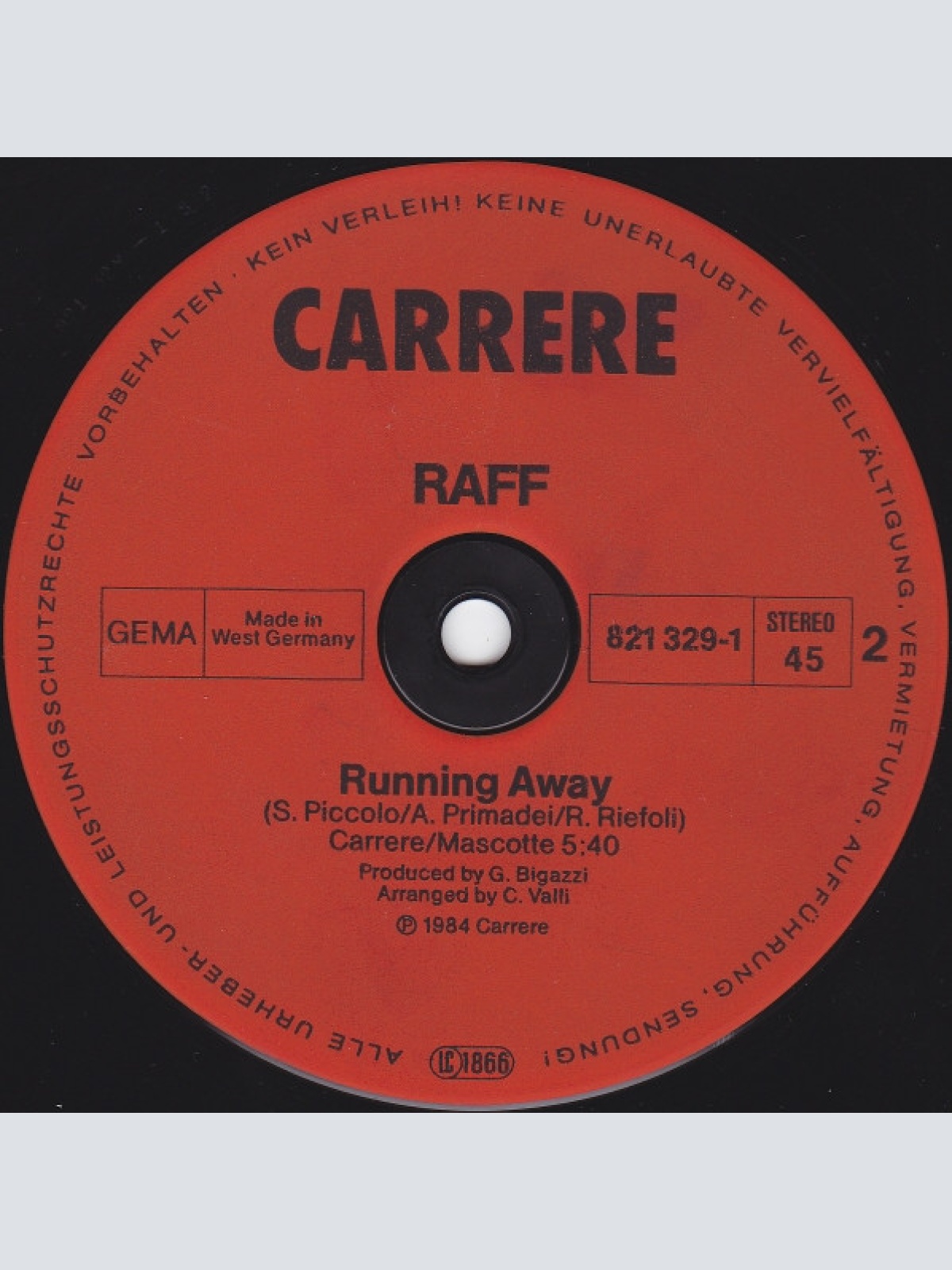 Vinyl / Raff* - Self Control