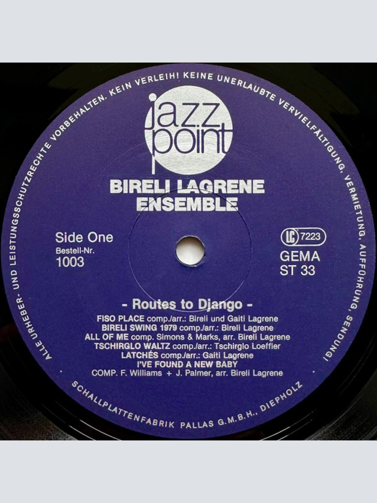 Vinyl / Bireli Lagrene Ensemble* - Routes To Django (Live At The »Krokodil«)