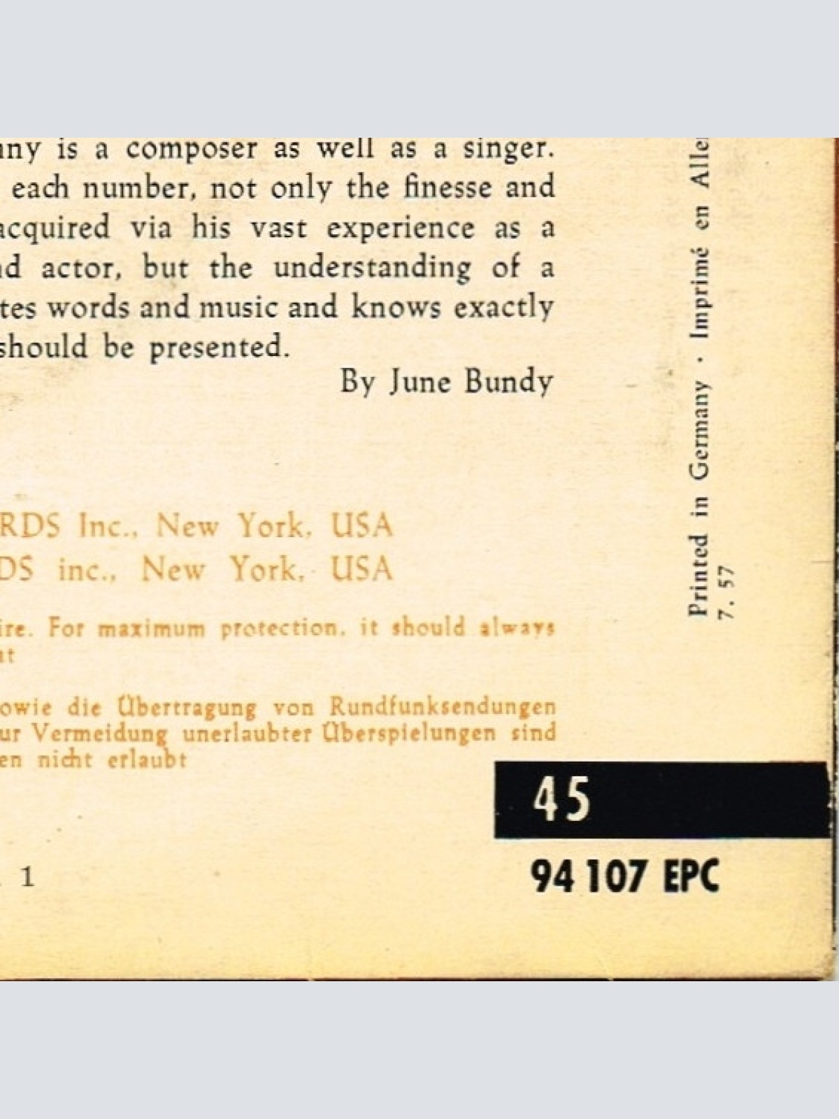 Vinyl / Johnny Desmond - Calypso Heat Wave, Vol. 1