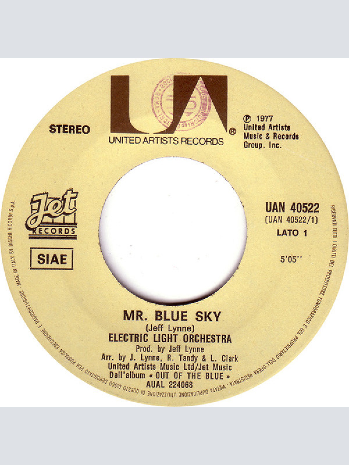 Vinyl / Electric Light Orchestra - Mr. Blue Sky