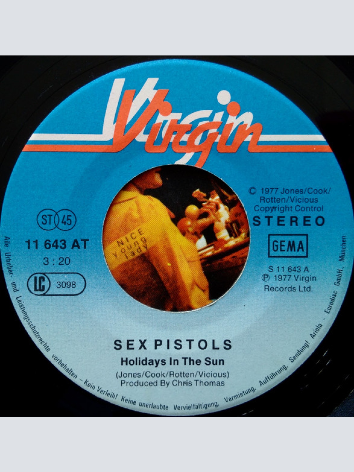 Vinyl / Sex Pistols - Holidays In The Sun
