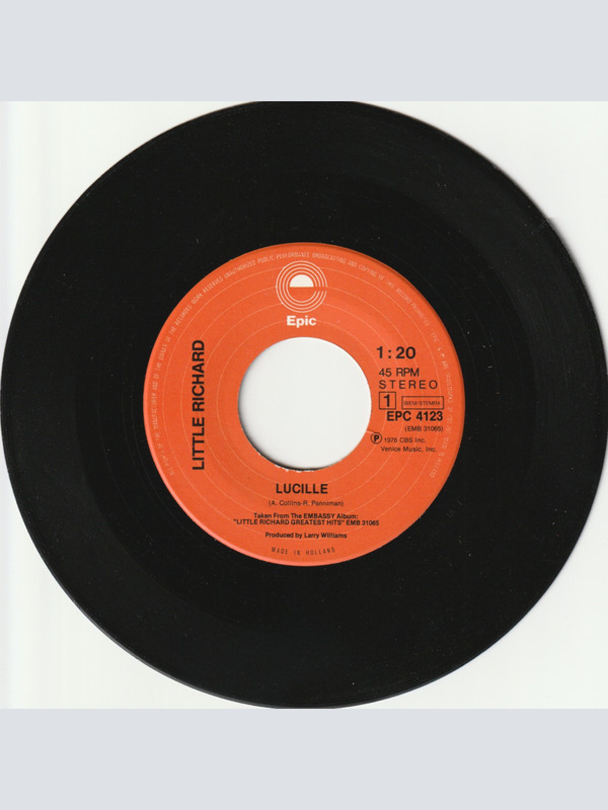 Vinyl / Little Richard - Lucille /  Jenny, Jenny