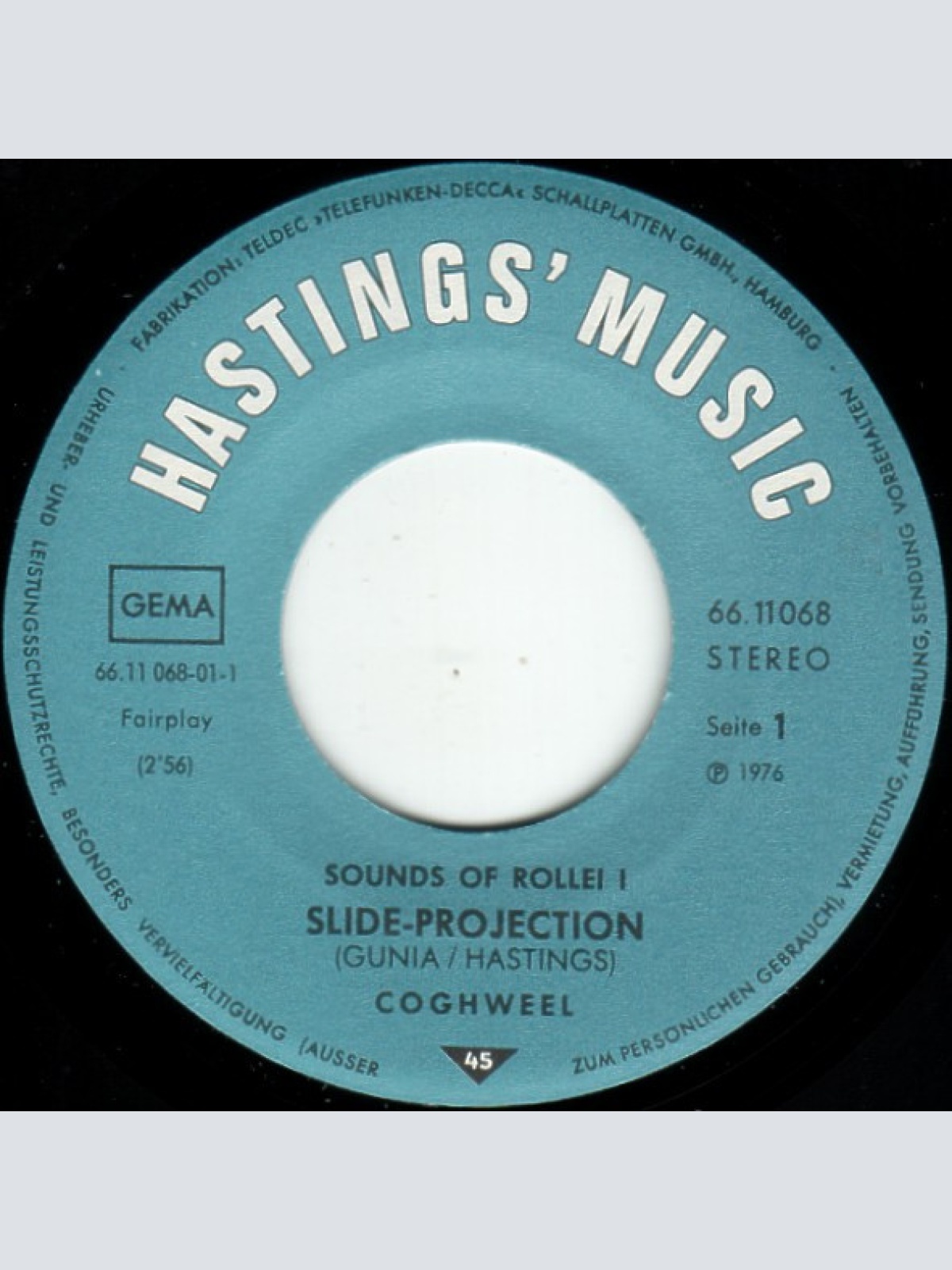 Vinyl / Coghweel* - Sounds Of Rollei