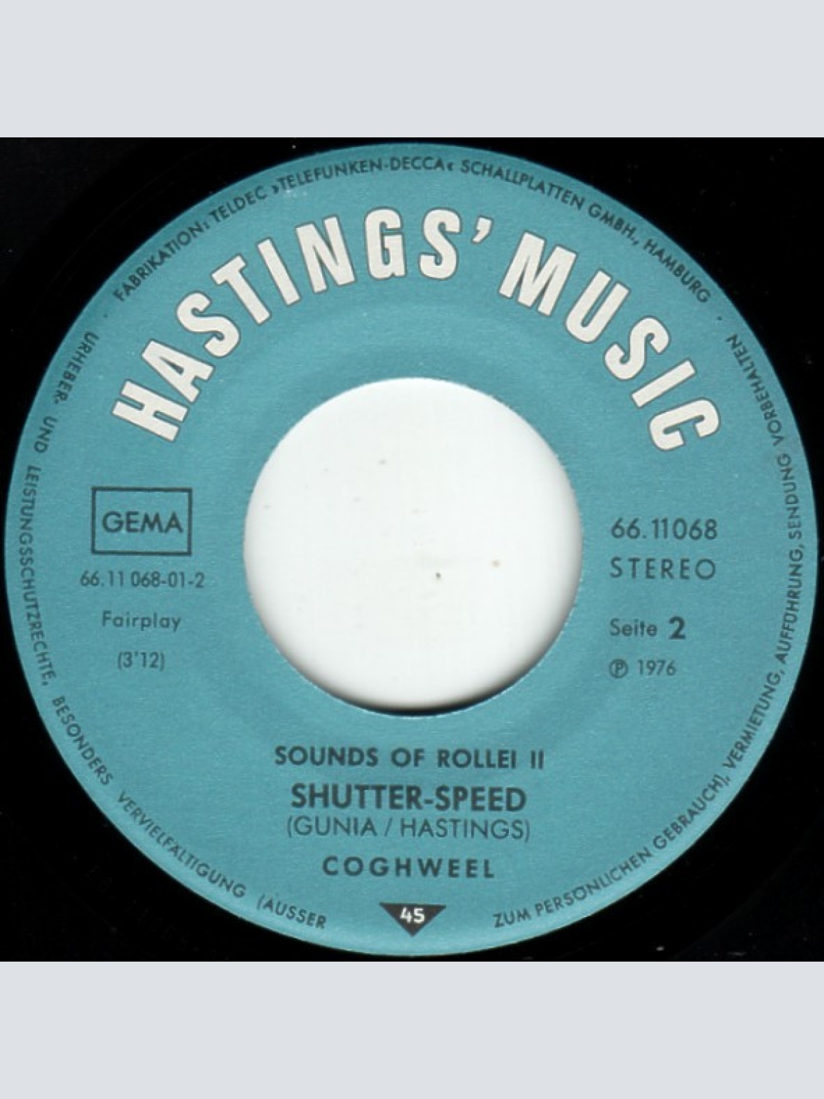 Vinyl / Coghweel* - Sounds Of Rollei