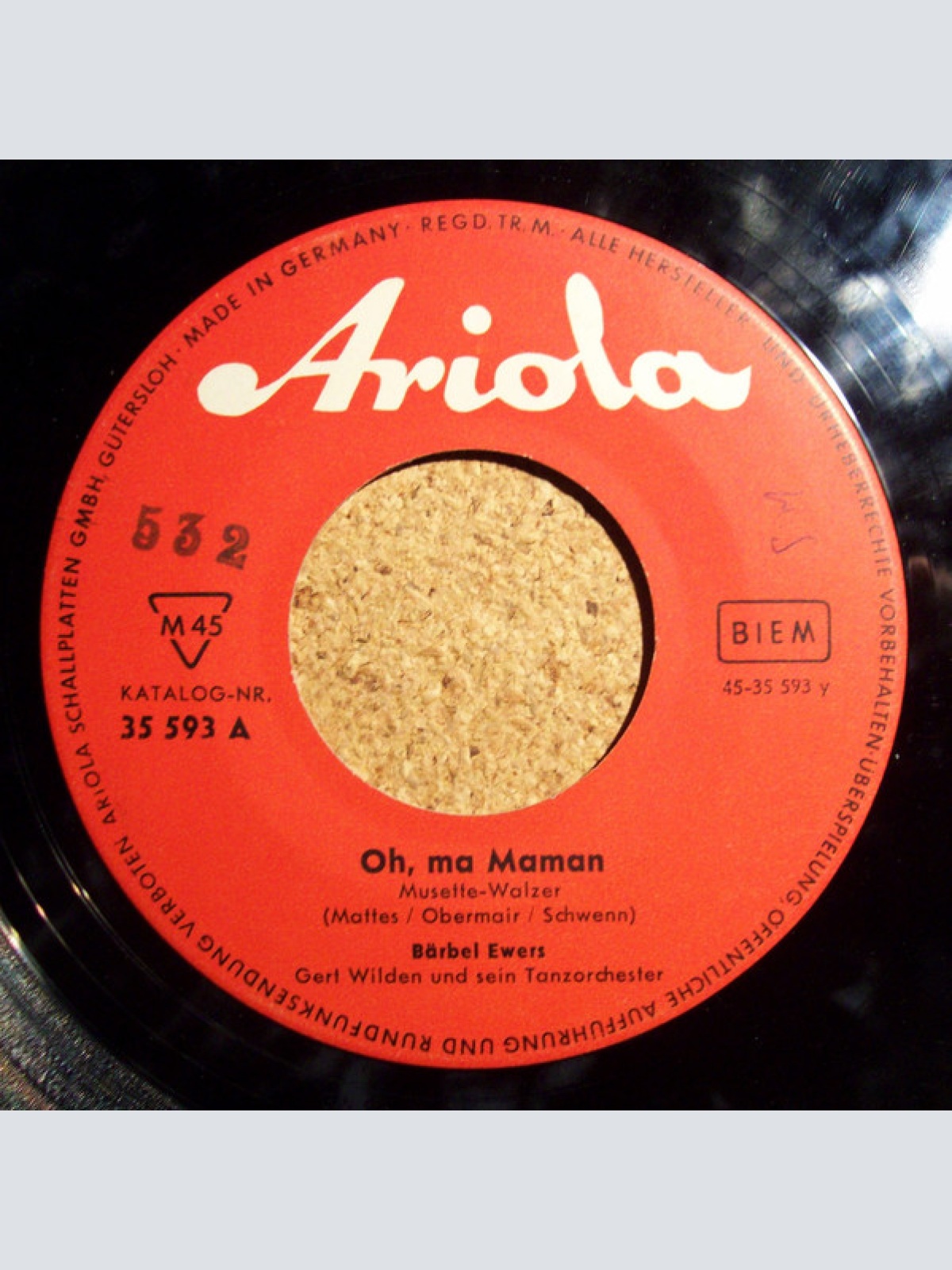 Vinyl / Bärbel Ewers* - Schreib' Mir Aus Paris