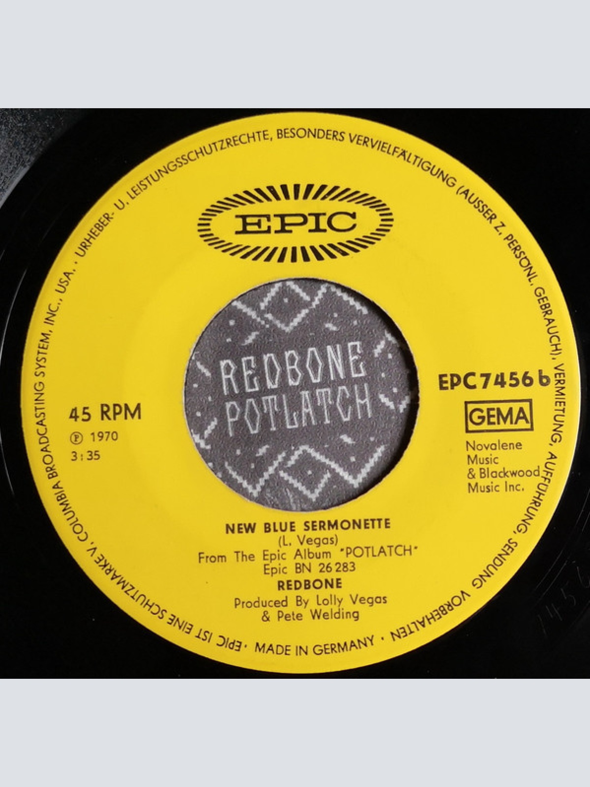 Vinyl / Redbone - Maggie / New Blue Sermonette