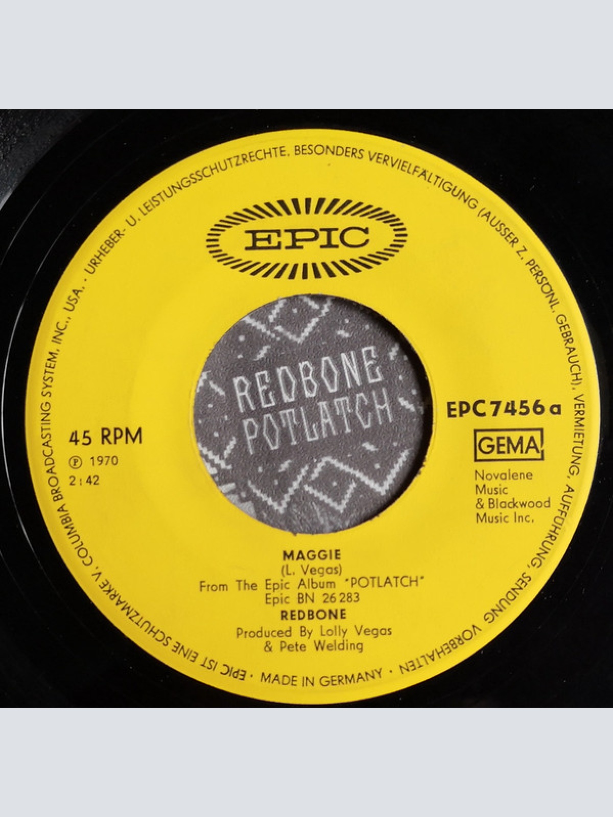 Vinyl / Redbone - Maggie / New Blue Sermonette