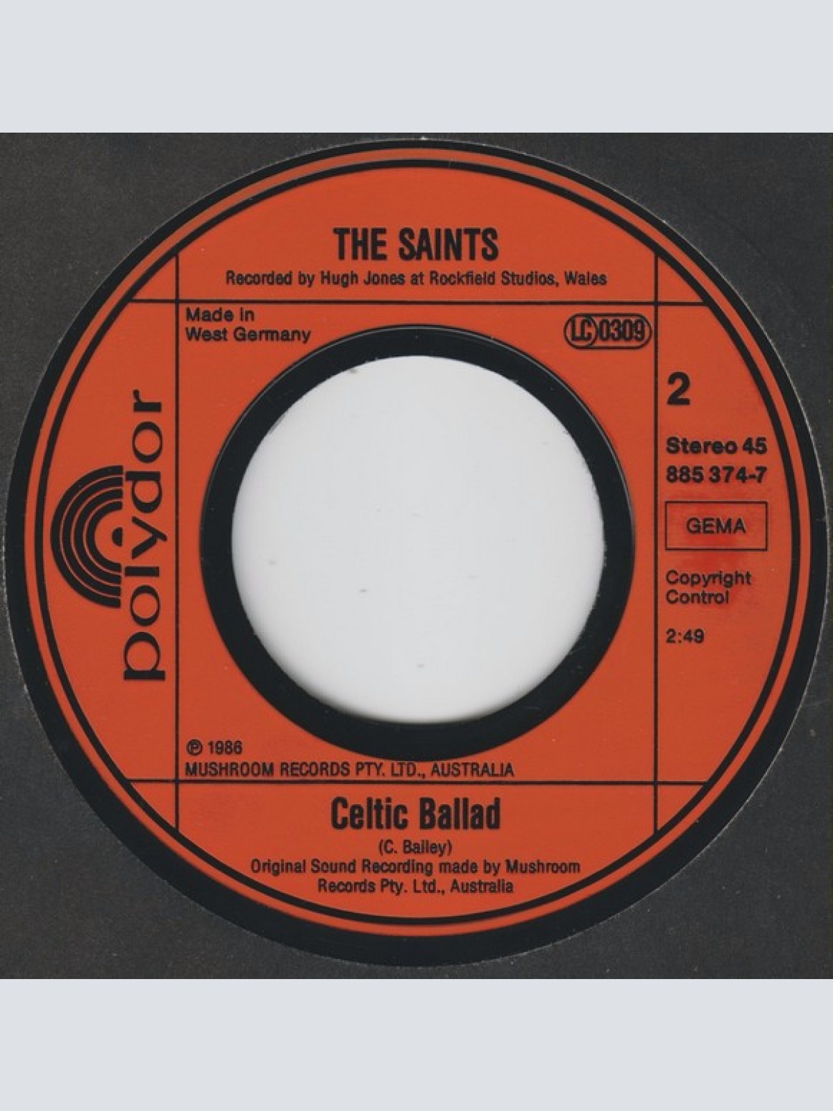 Vinyl / The Saints (2) - (You Can't Tamper With The) Temple Of The Lord