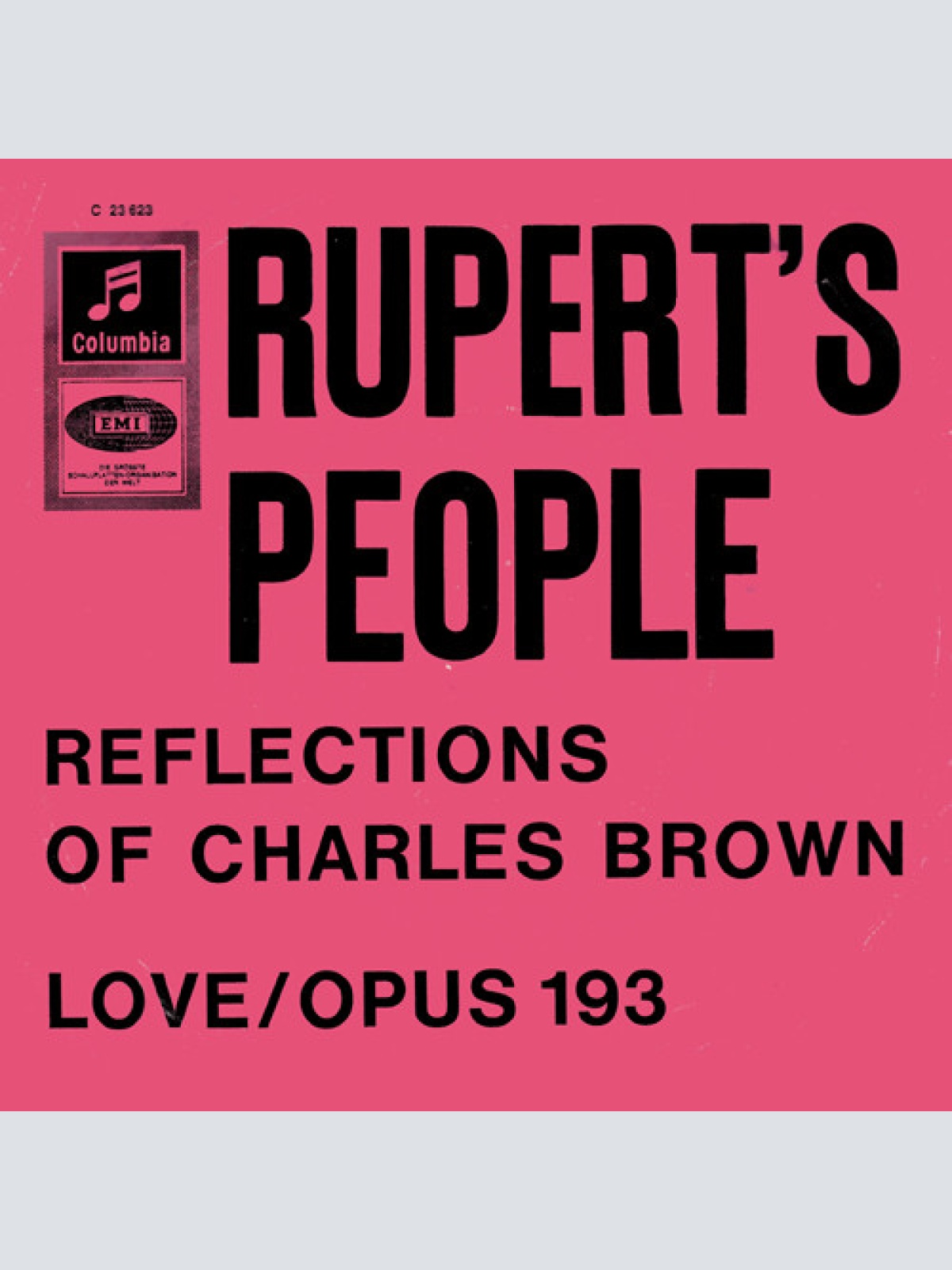 Vinyl / Rupert's People - Reflections Of Charles Brown / Love/Opus 193