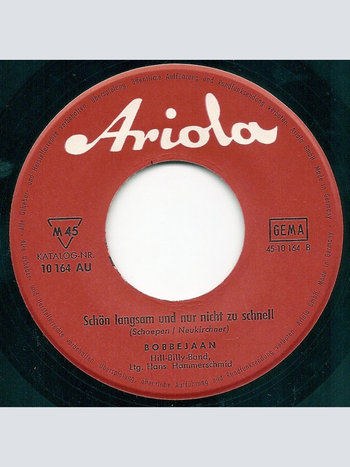 Vinyl / Bobbejaan* - Die Katz Kam Wieder