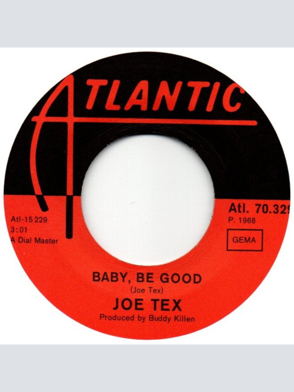 Vinyl / Joe Tex - You Need Me, Baby / Baby, Be Good