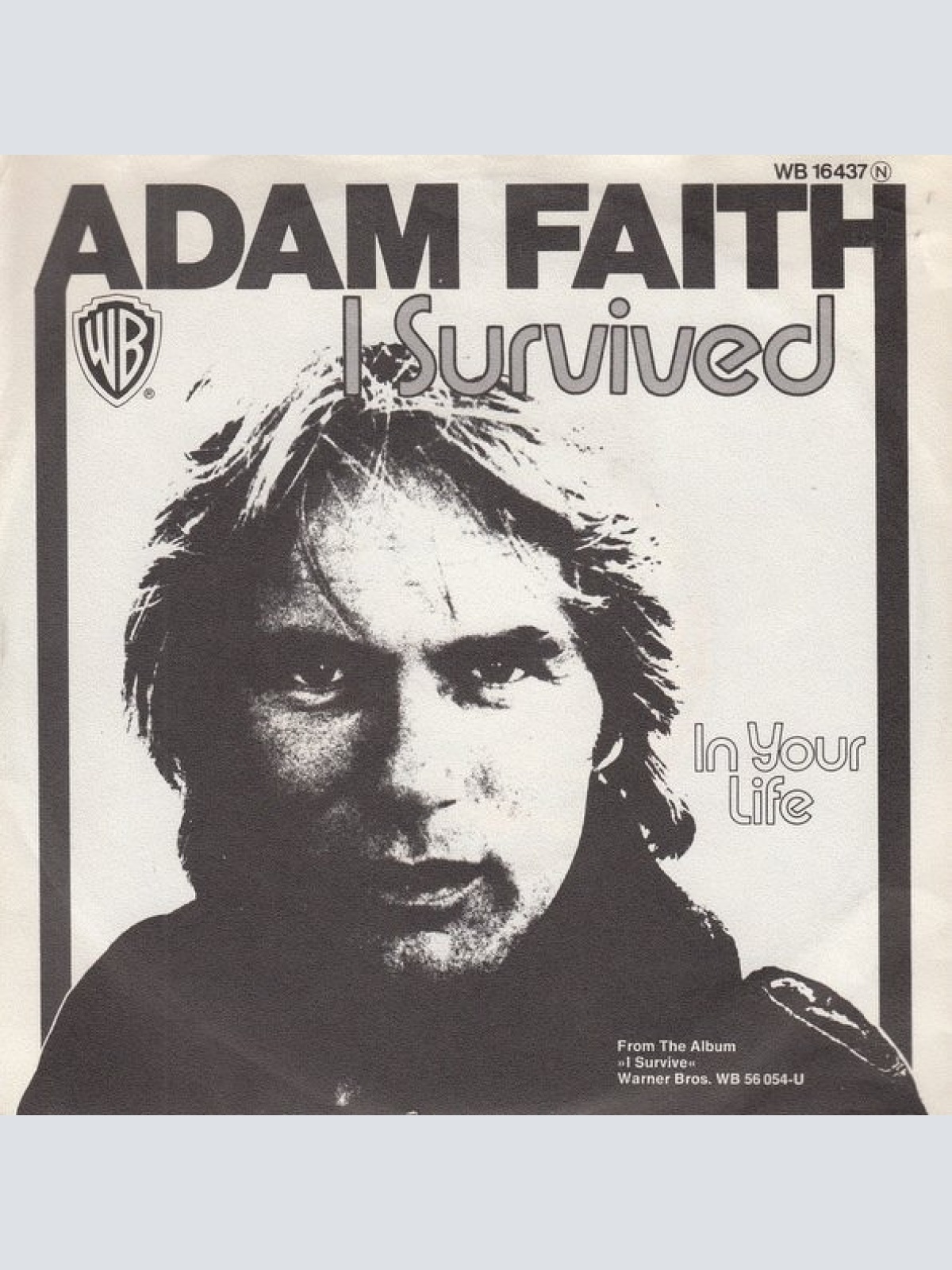 Vinyl / Adam Faith - I Survived