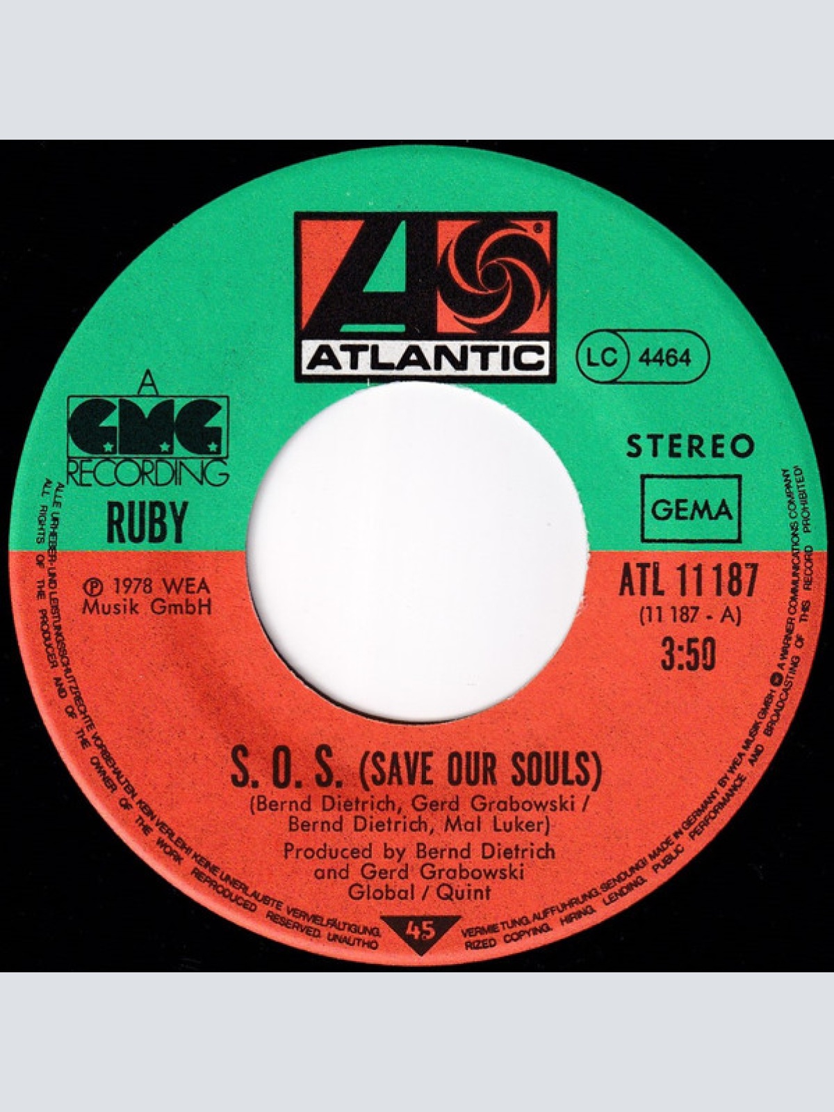 Vinyl / Ruby (23) - S.O.S. (Save Our Souls)