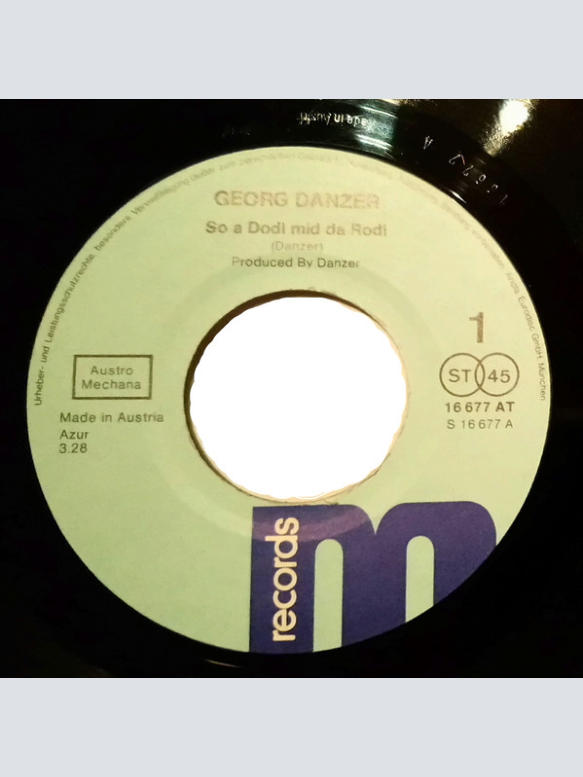 Vinyl / Georg Danzer - So A Dodl Mid Da Rodl