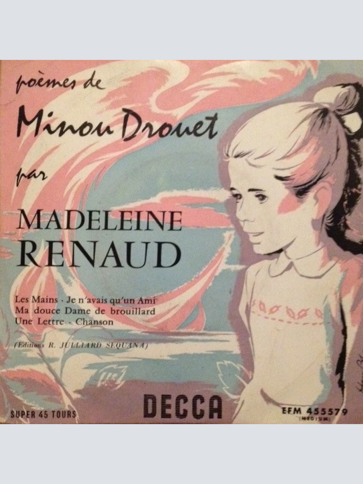 Vinyl / Madeleine Renaud - Poemes De Minou Drouet Dits Par Madeleine Renaud
