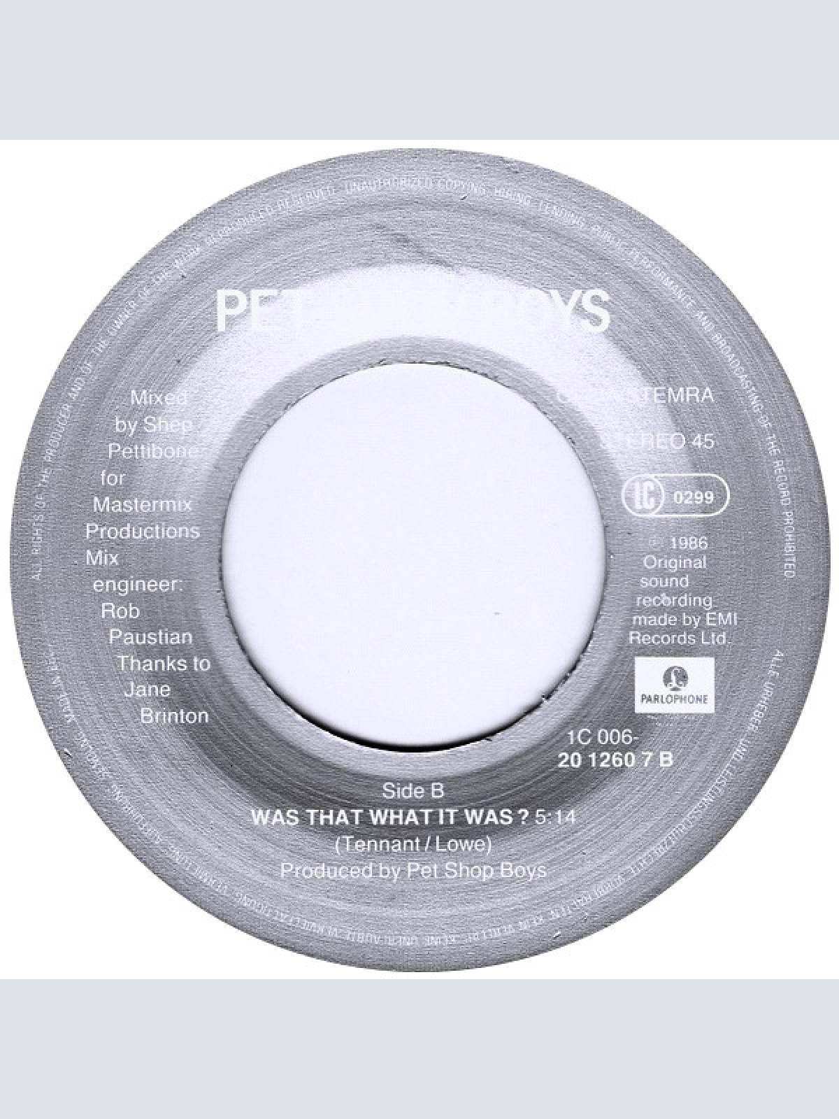 Vinyl / Pet Shop Boys - Opportunities (Let's Make Lots Of Money)