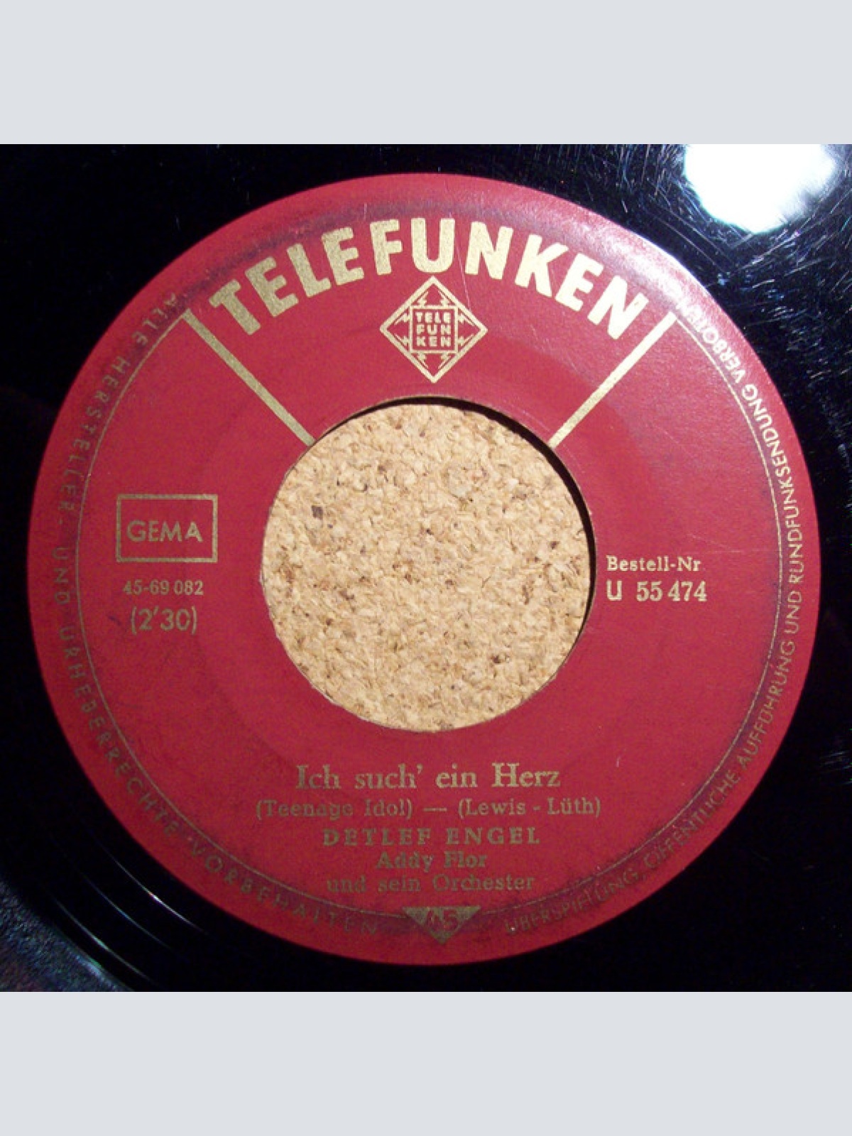 Vinyl / Detlef Engel - Ich Such' Ein Herz / Wär' Nur Nicht Der Andre Gekommen