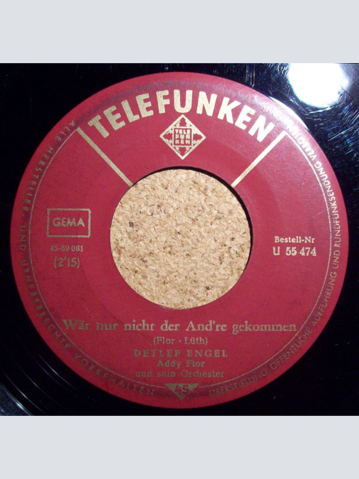 Vinyl / Detlef Engel - Ich Such' Ein Herz / Wär' Nur Nicht Der Andre Gekommen