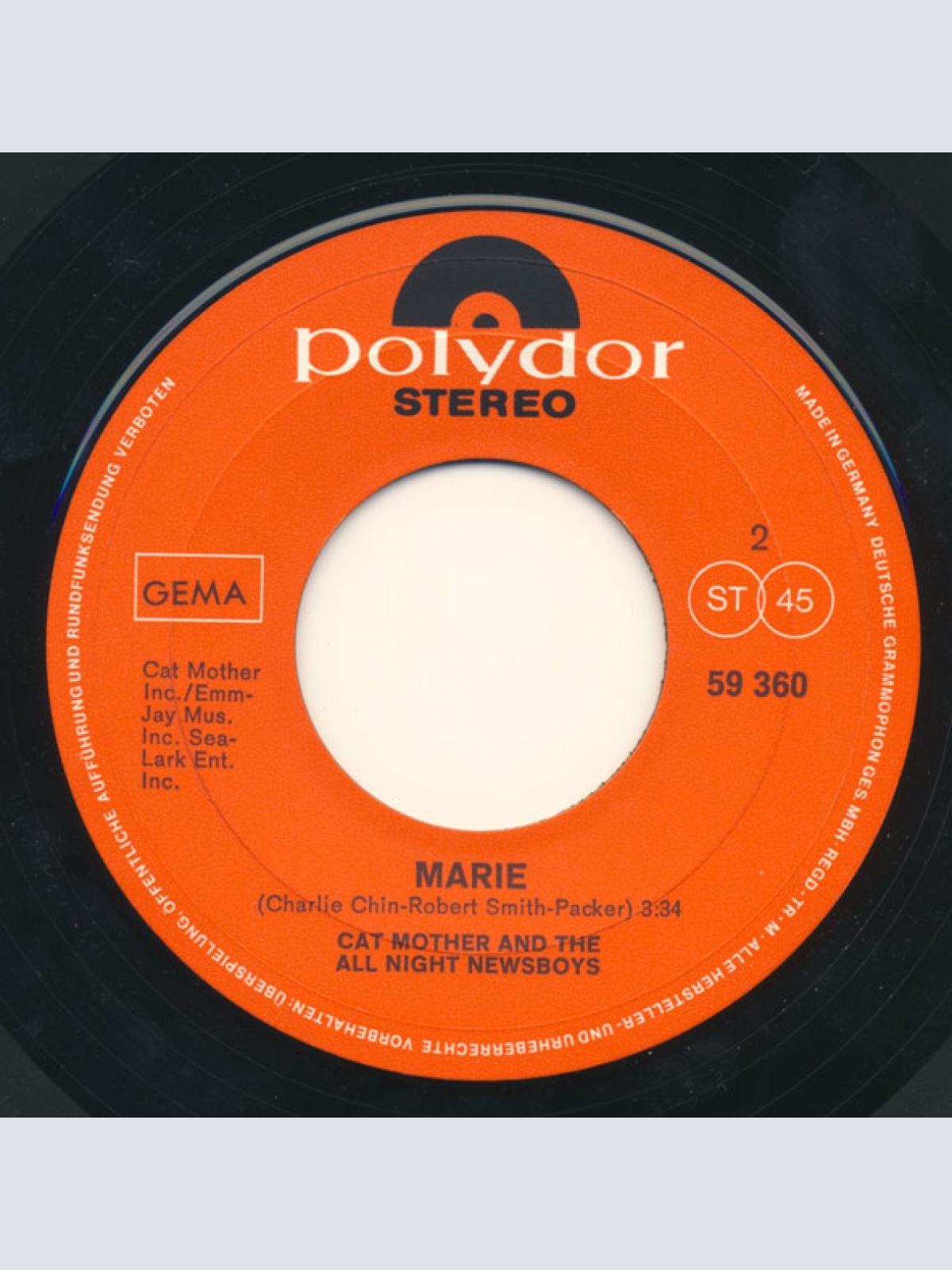 Vinyl / Cat Mother And The All Night Newsboys* - Can You Dance To It?