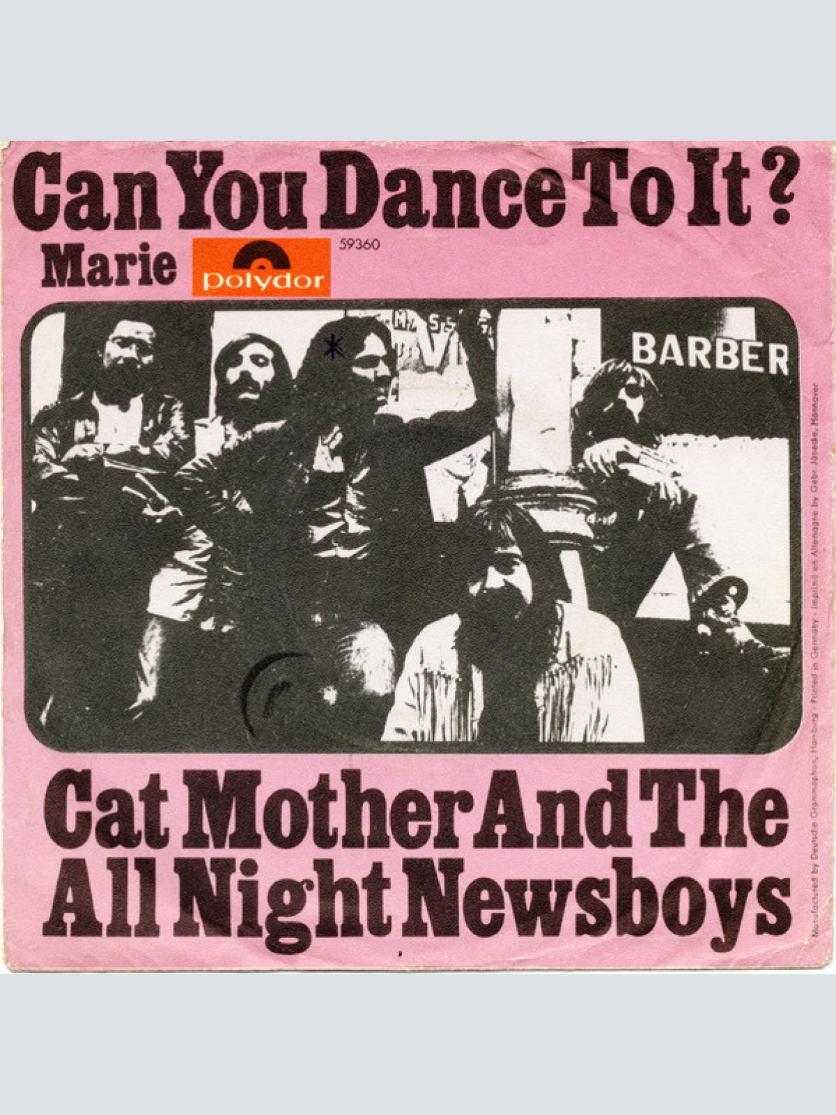 Vinyl / Cat Mother And The All Night Newsboys* - Can You Dance To It?