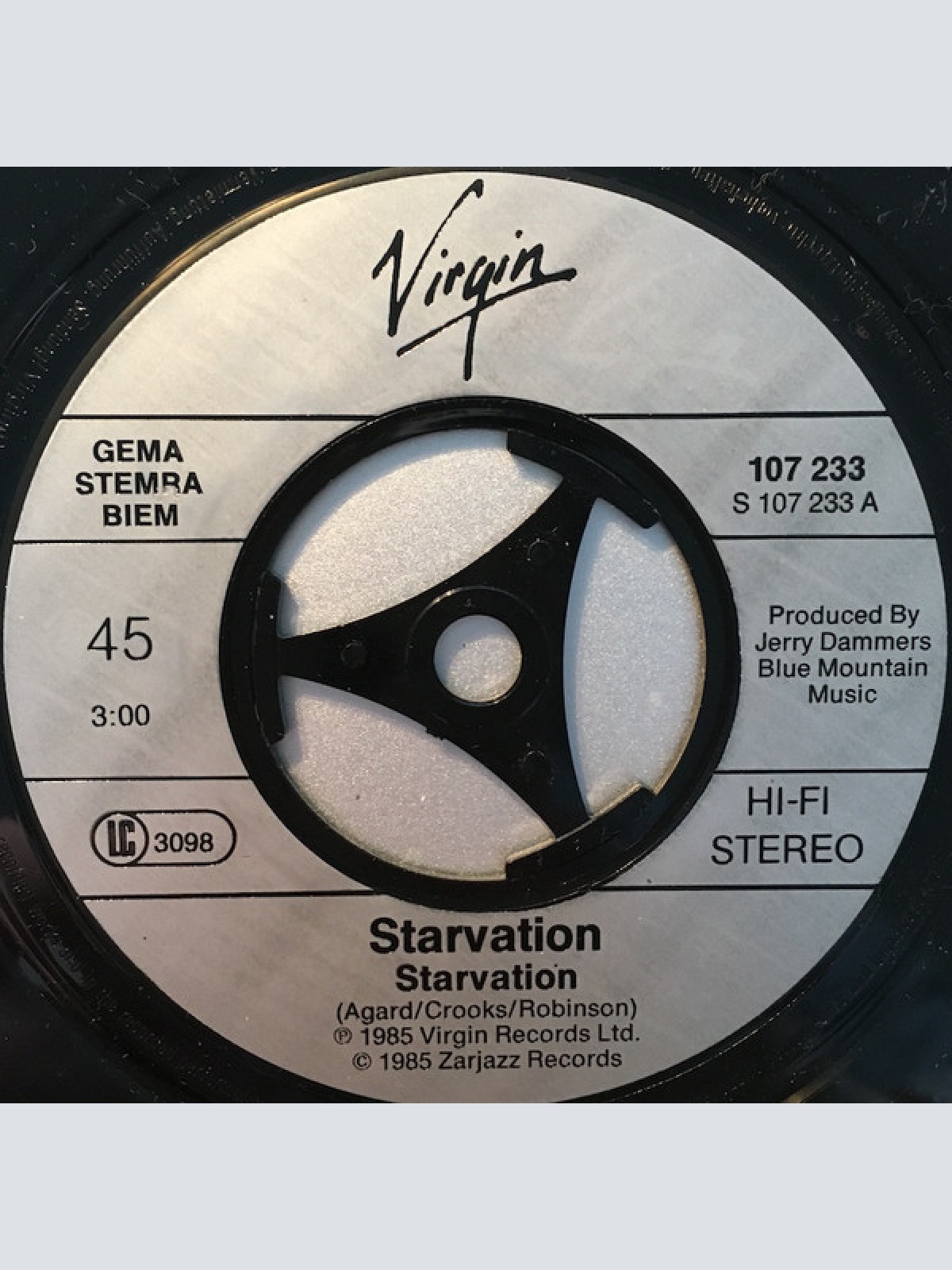 Vinyl / Starvation - Starvation / Tam Tam Pour L'Éthiopie