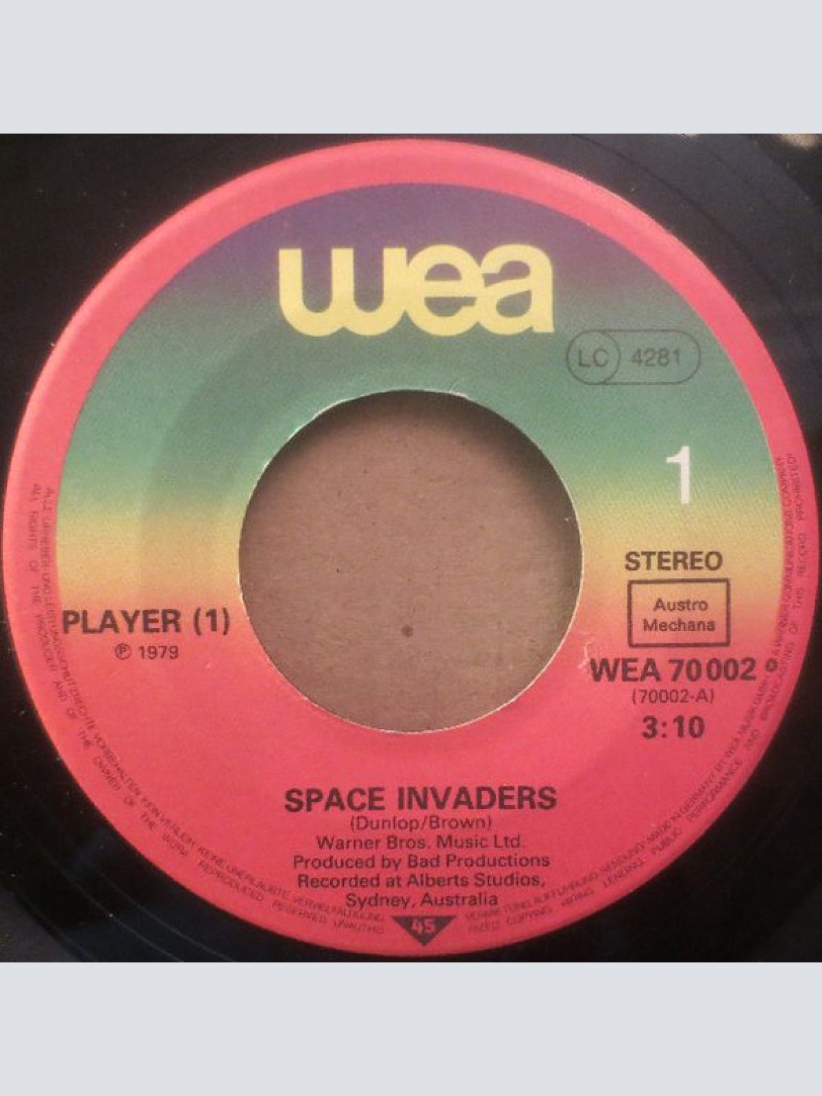 Vinyl / Player [1] - Space Invaders