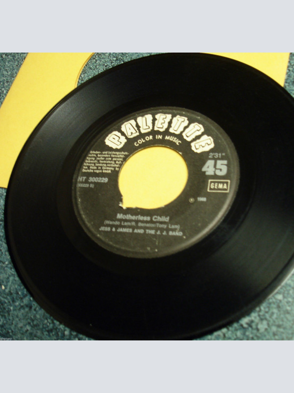 Vinyl / Jess & James And The J.J Band* - Thank You Show Biz / Motherless Child