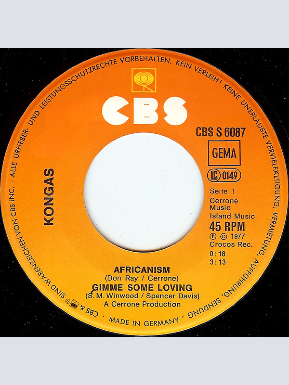 Vinyl / Kongas - Africanism