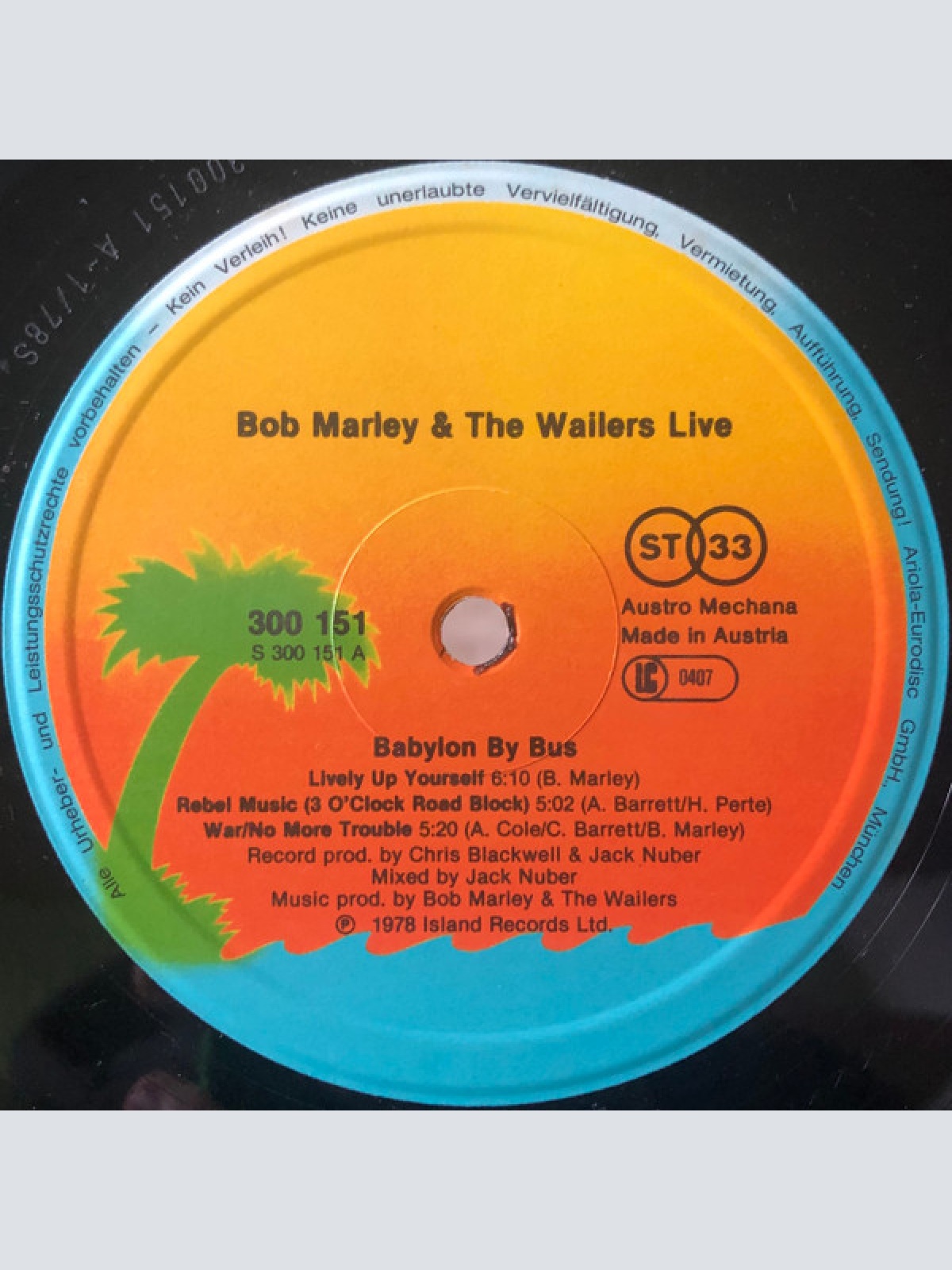 Vinyl / Bob Marley & The Wailers - Babylon By Bus