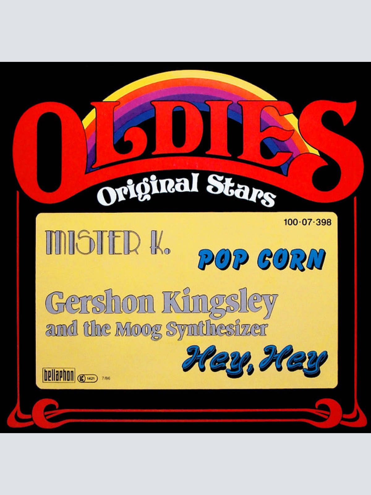 Vinyl / Mister K.* / Gershon Kingsley And The Moog Synthesizer* - Pop Corn / Hey, Hey