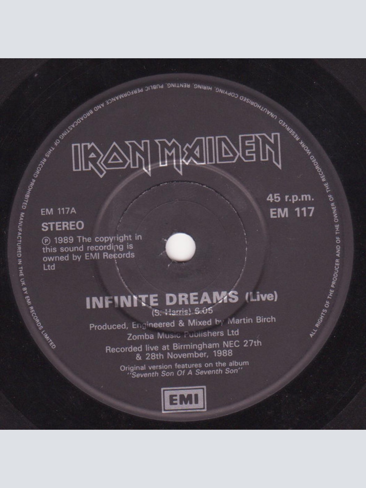 Vinyl / Iron Maiden - Infinite Dreams