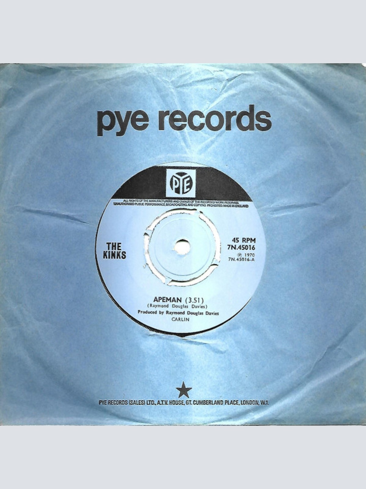 Vinyl / The Kinks - Apeman