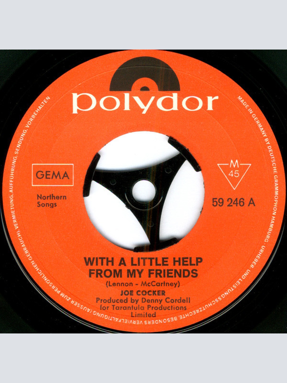 Vinyl / Joe Cocker - With A Little Help From My Friends / Something's Coming On