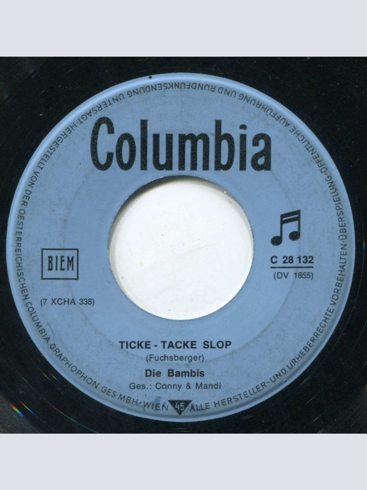 Vinyl / Die Bambis - Es War Nur Eine Liebelei / Ticke - Tacke Slop