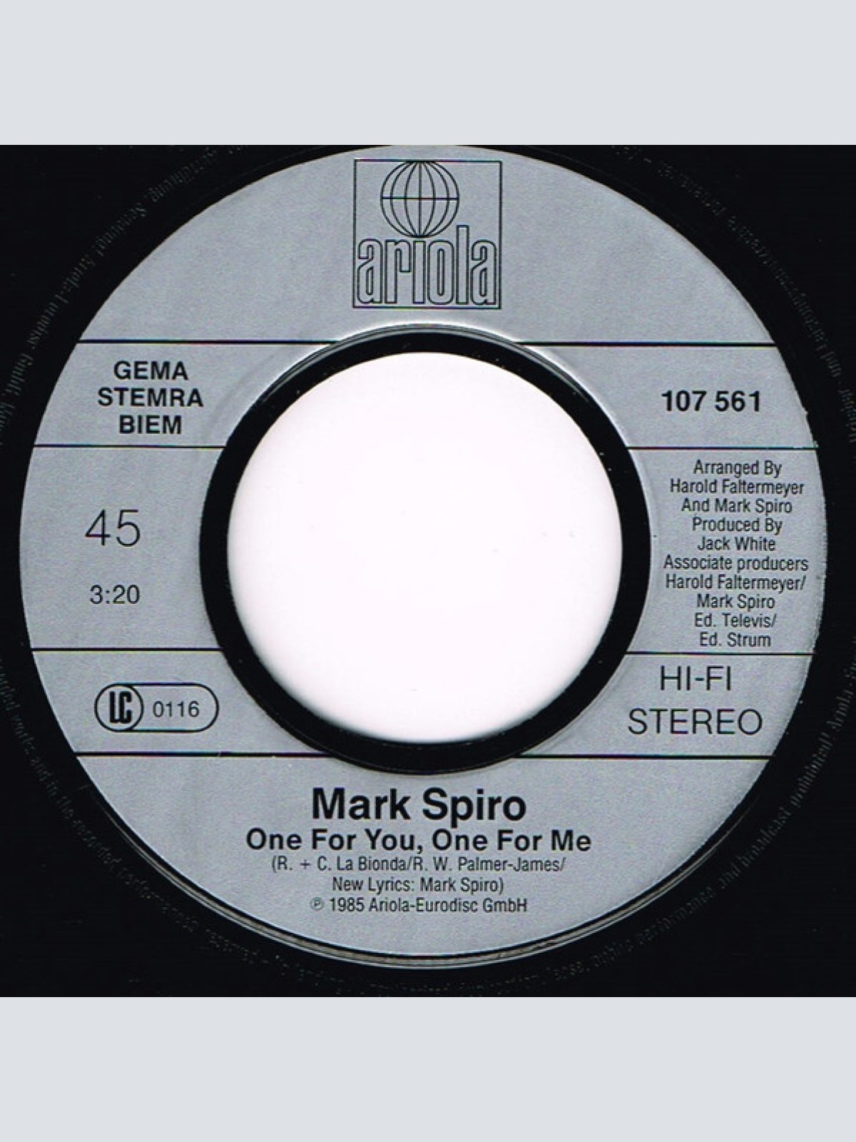 Vinyl / Mark Spiro - Winds Of Change