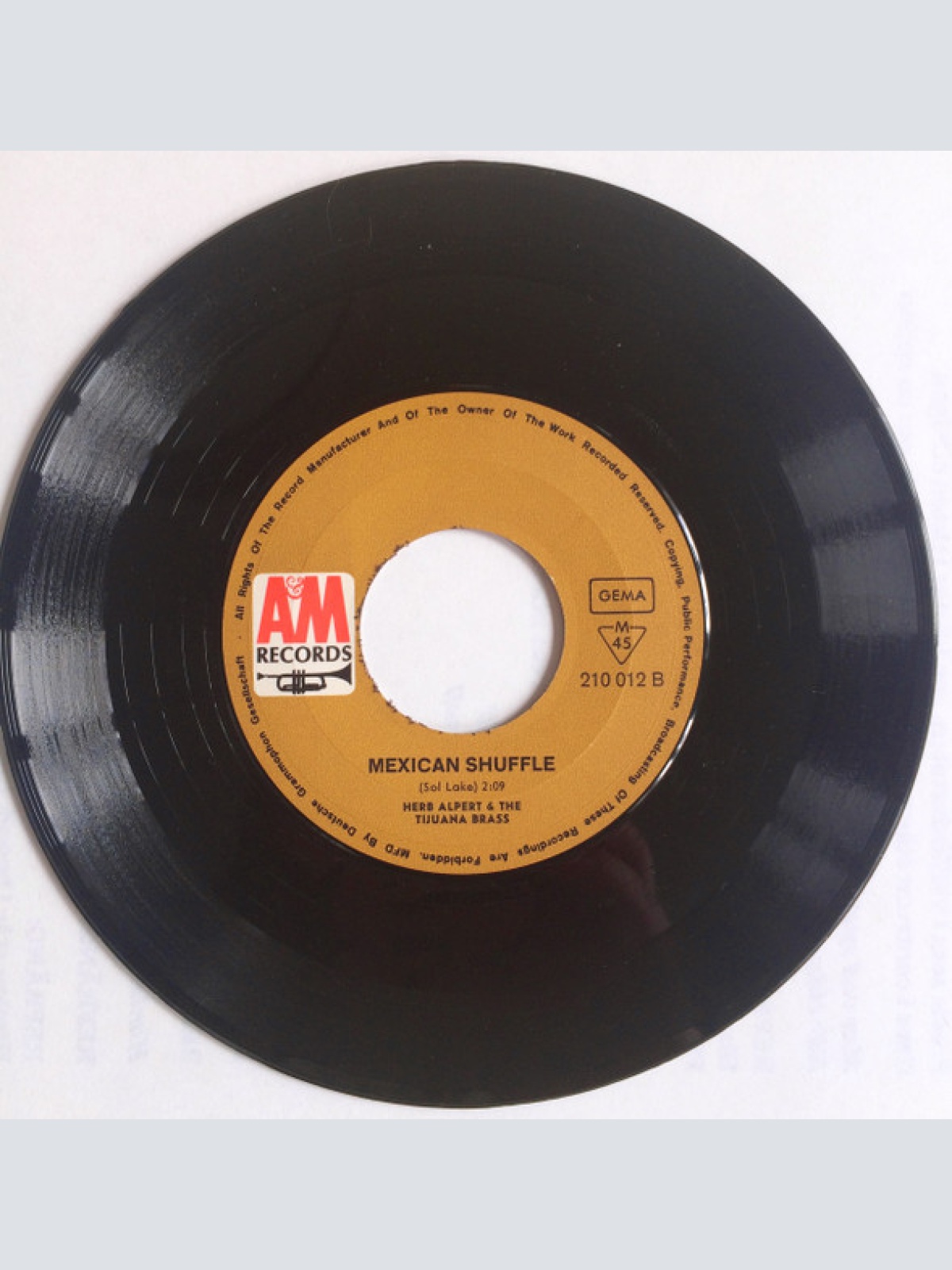 Vinyl / Herb Alpert & The Tijuana Brass - A Taste Of Honey / Mexican Shuffle